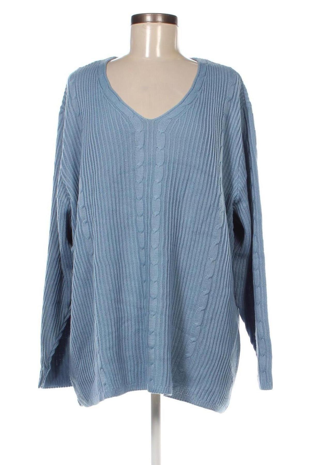 Damenpullover Ulla Popken, Größe XL, Farbe Blau, Preis 25,89 €