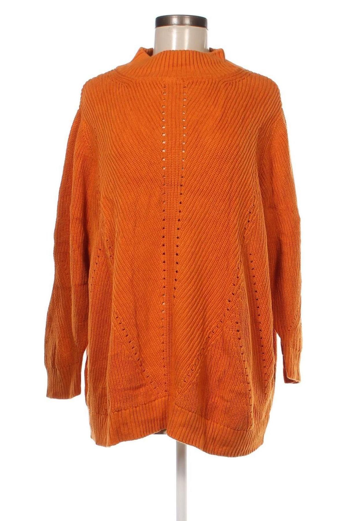 Damenpullover Ulla Popken, Größe L, Farbe Orange, Preis 8,99 €