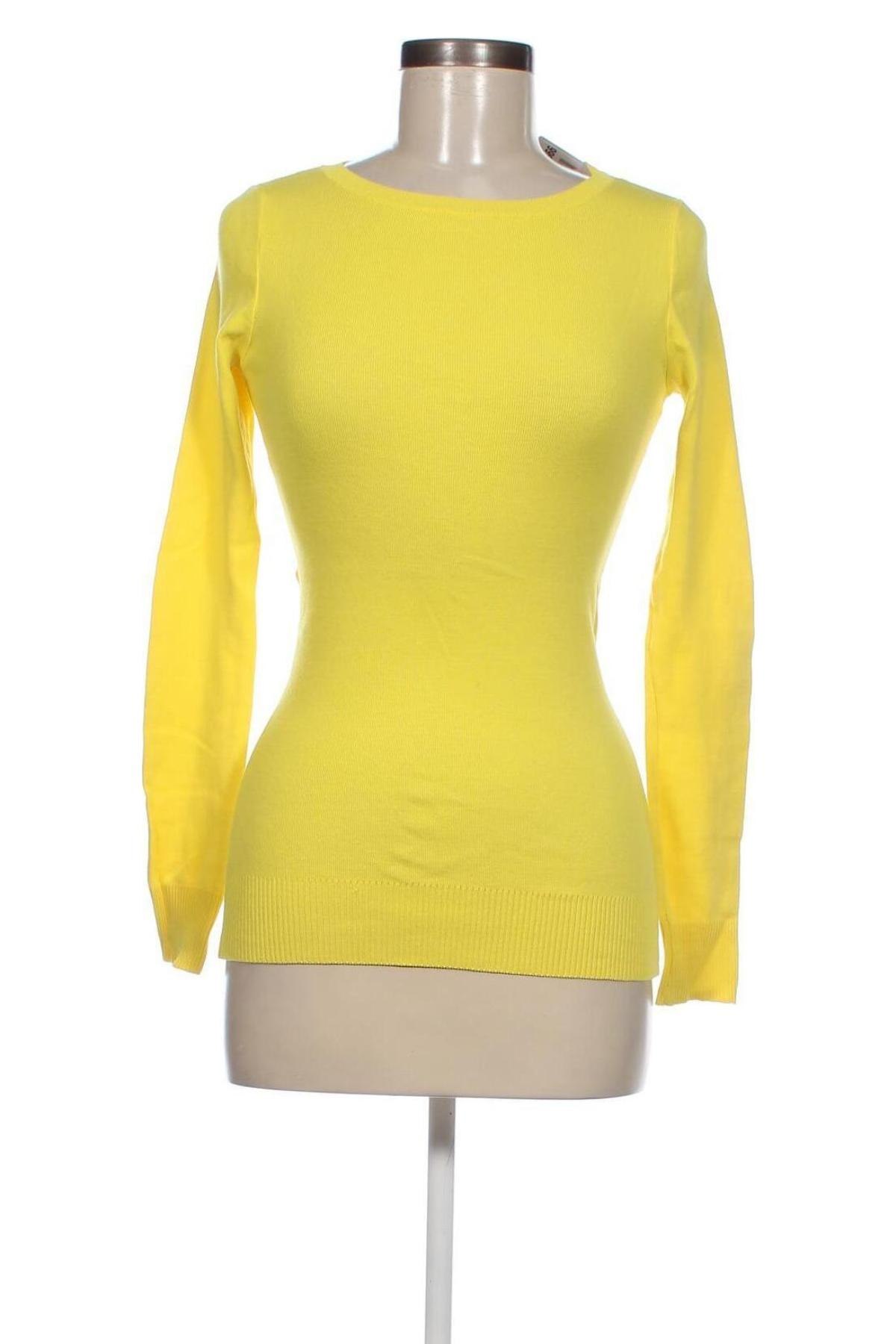 Γυναικείο πουλόβερ United Colors Of Benetton, Μέγεθος S, Χρώμα Κίτρινο, Τιμή 20,05 €