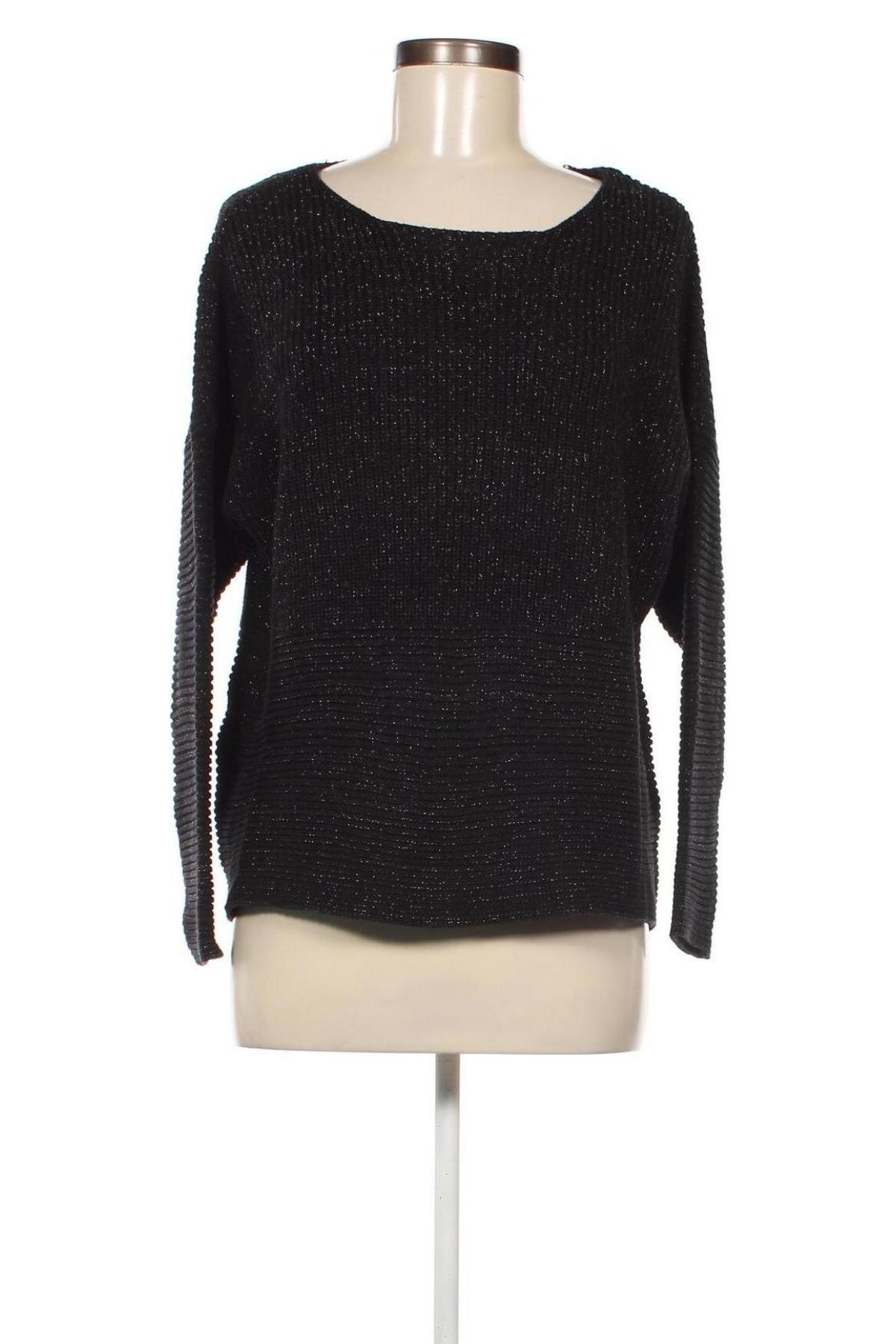 Дамски пуловер Yessica, Размер L, Цвят Черен, Цена 12,47 лв.