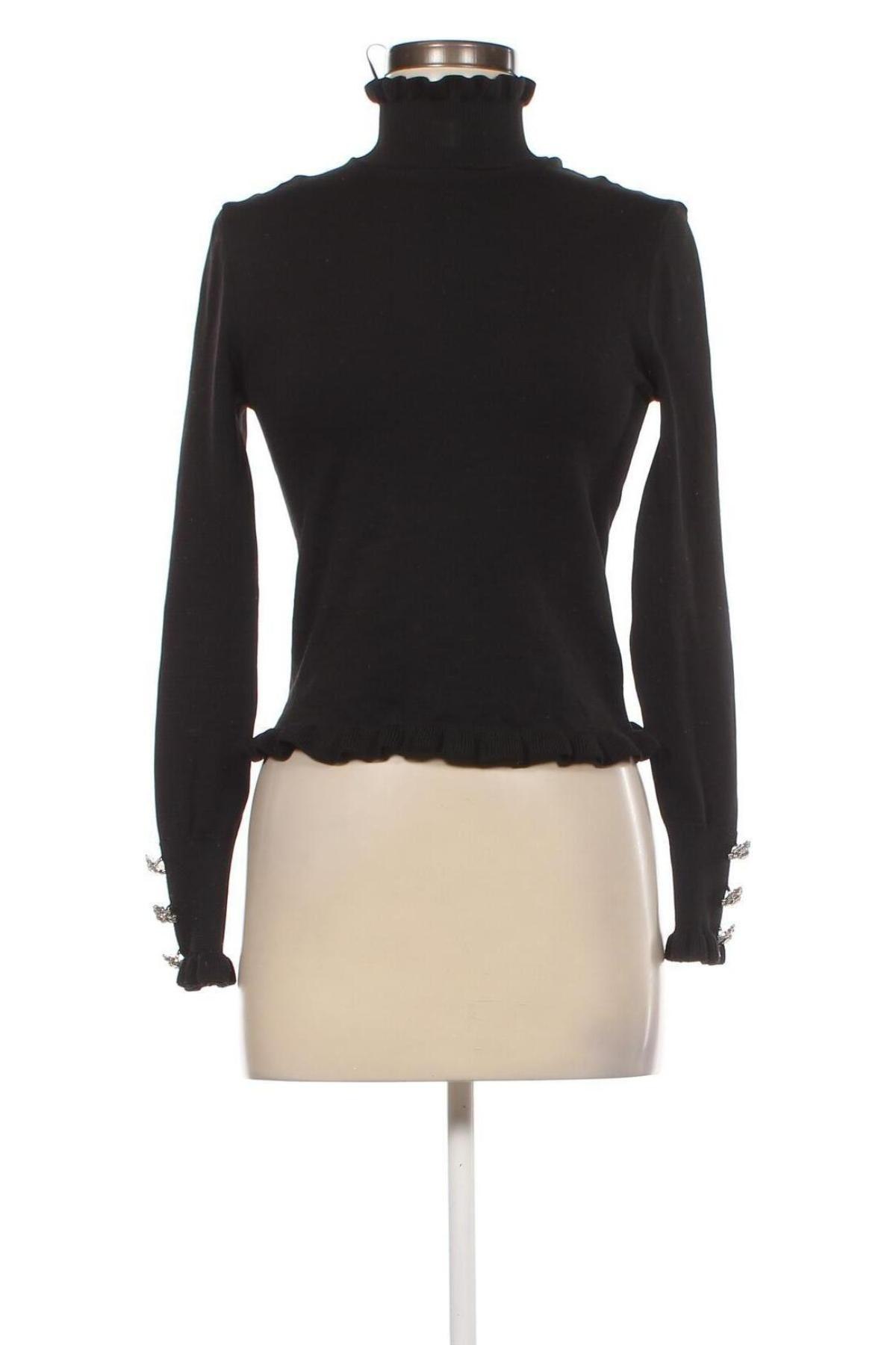Γυναικείο πουλόβερ Zara, Μέγεθος S, Χρώμα Μαύρο, Τιμή 8,18 €