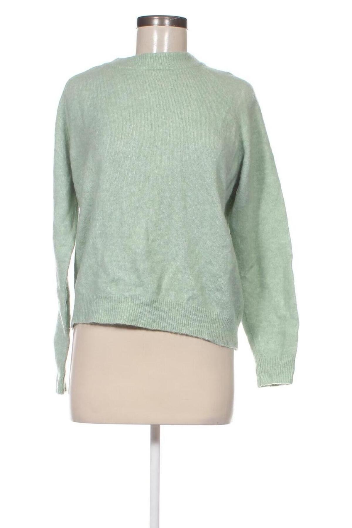 Damenpullover Zara, Größe M, Farbe Grün, Preis 9,21 €