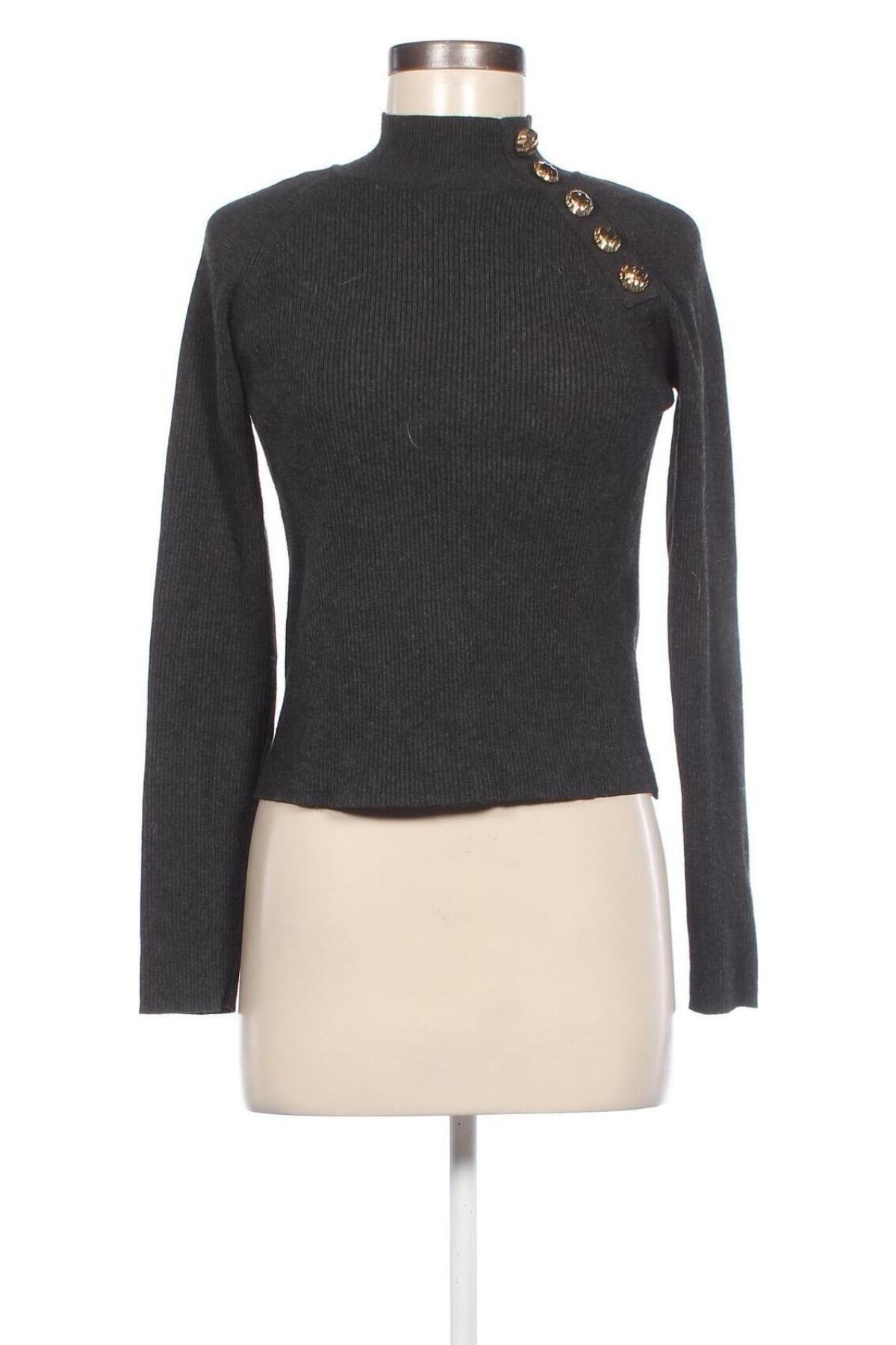 Γυναικείο πουλόβερ Zara, Μέγεθος L, Χρώμα Γκρί, Τιμή 6,49 €