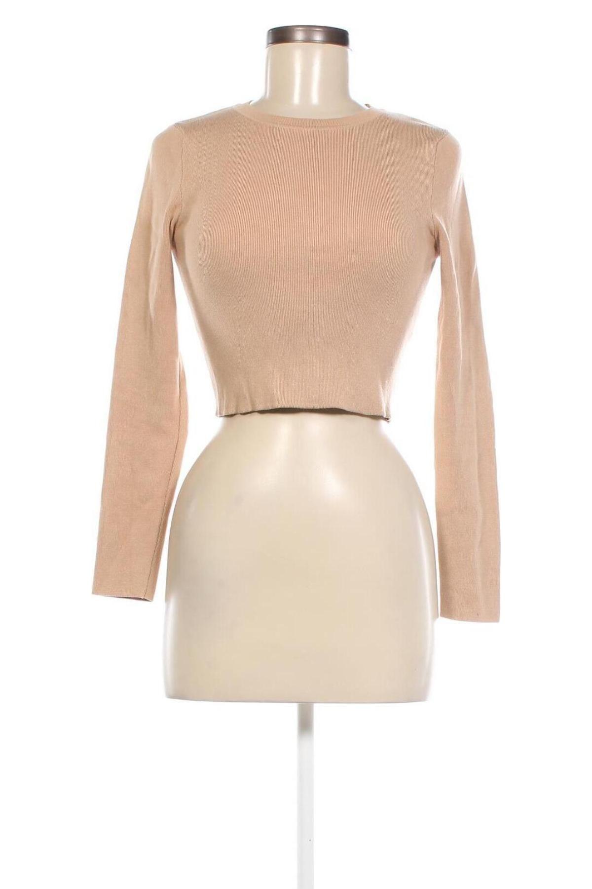 Γυναικείο πουλόβερ Zara, Μέγεθος M, Χρώμα  Μπέζ, Τιμή 7,18 €