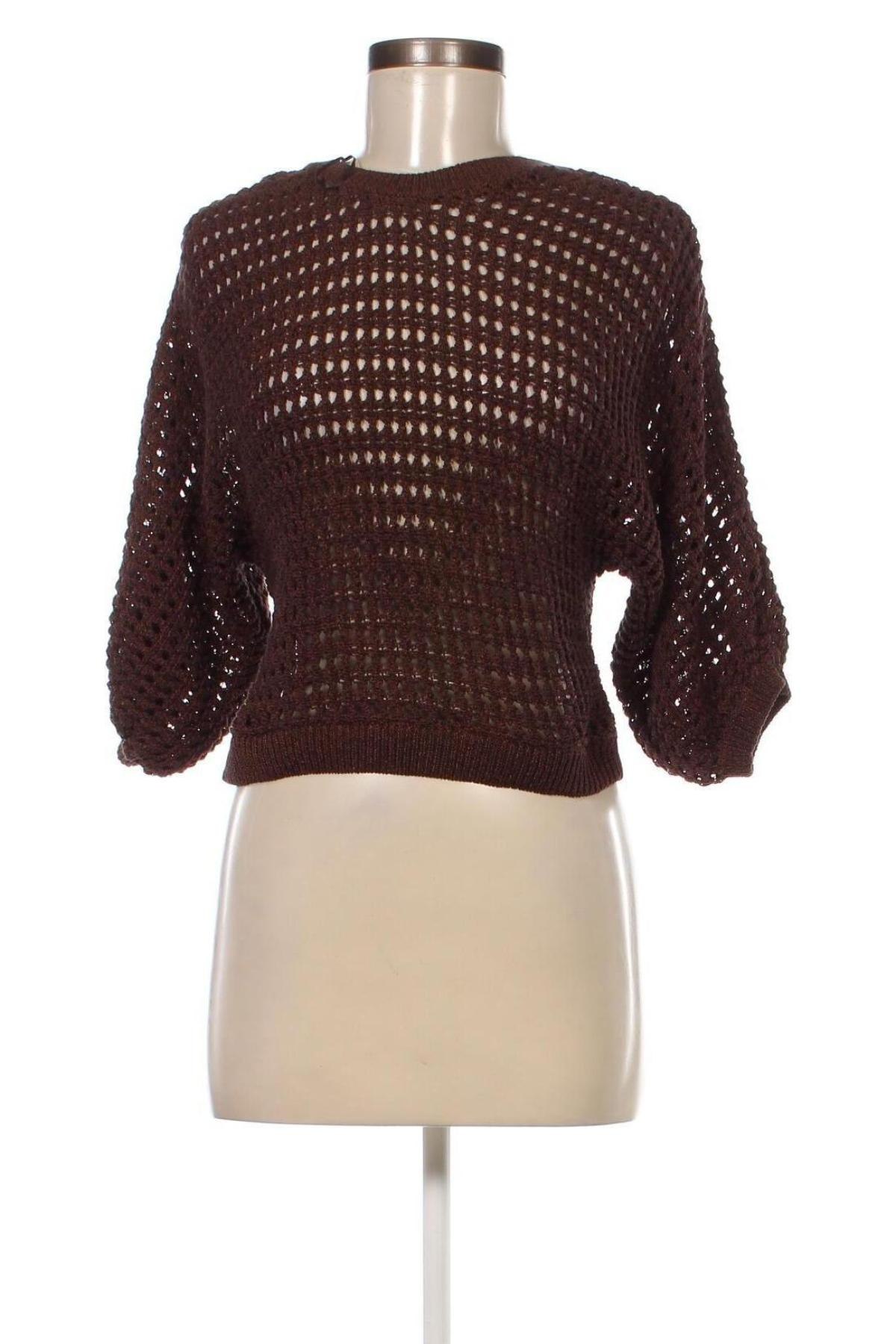Pulover de femei Zara, Mărime S, Culoare Maro, Preț 33,06 Lei