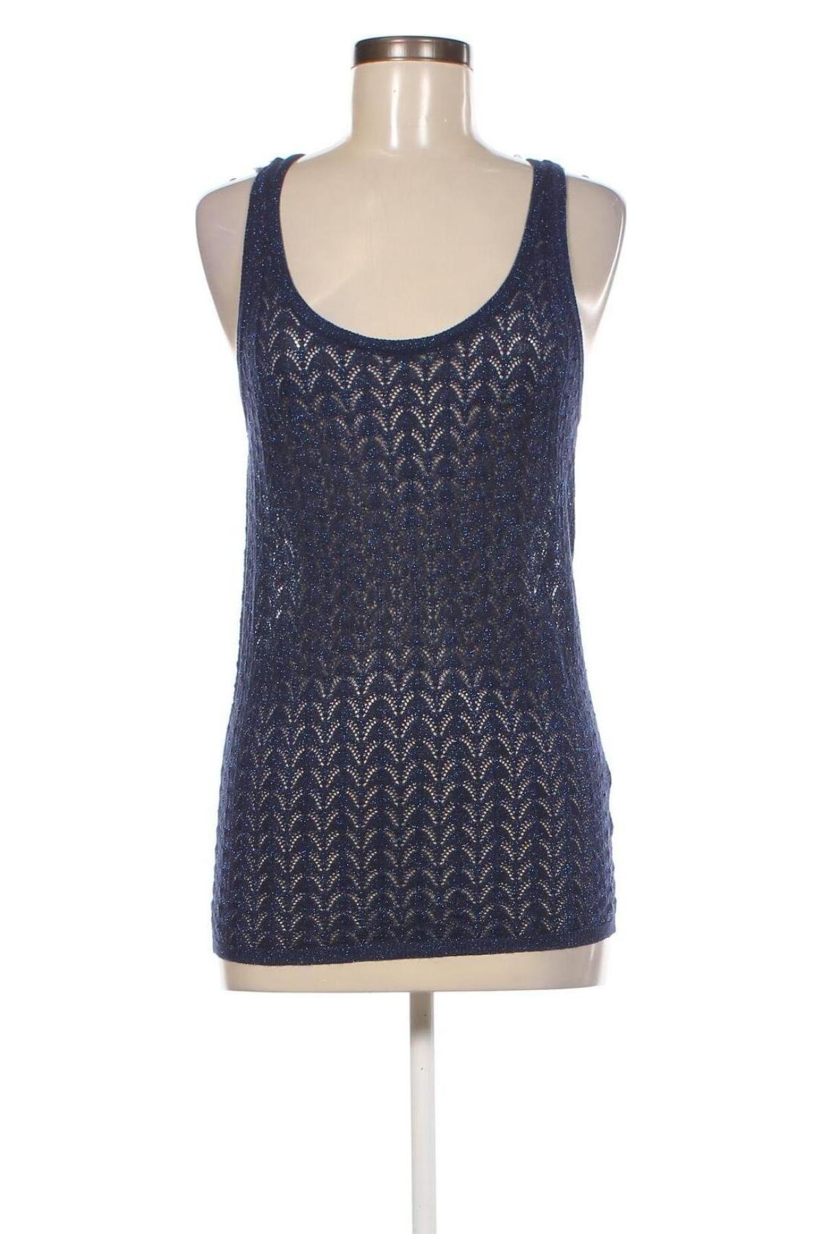 Дамски пуловер Zara Knitwear, Размер L, Цвят Син, Цена 5,40 лв.