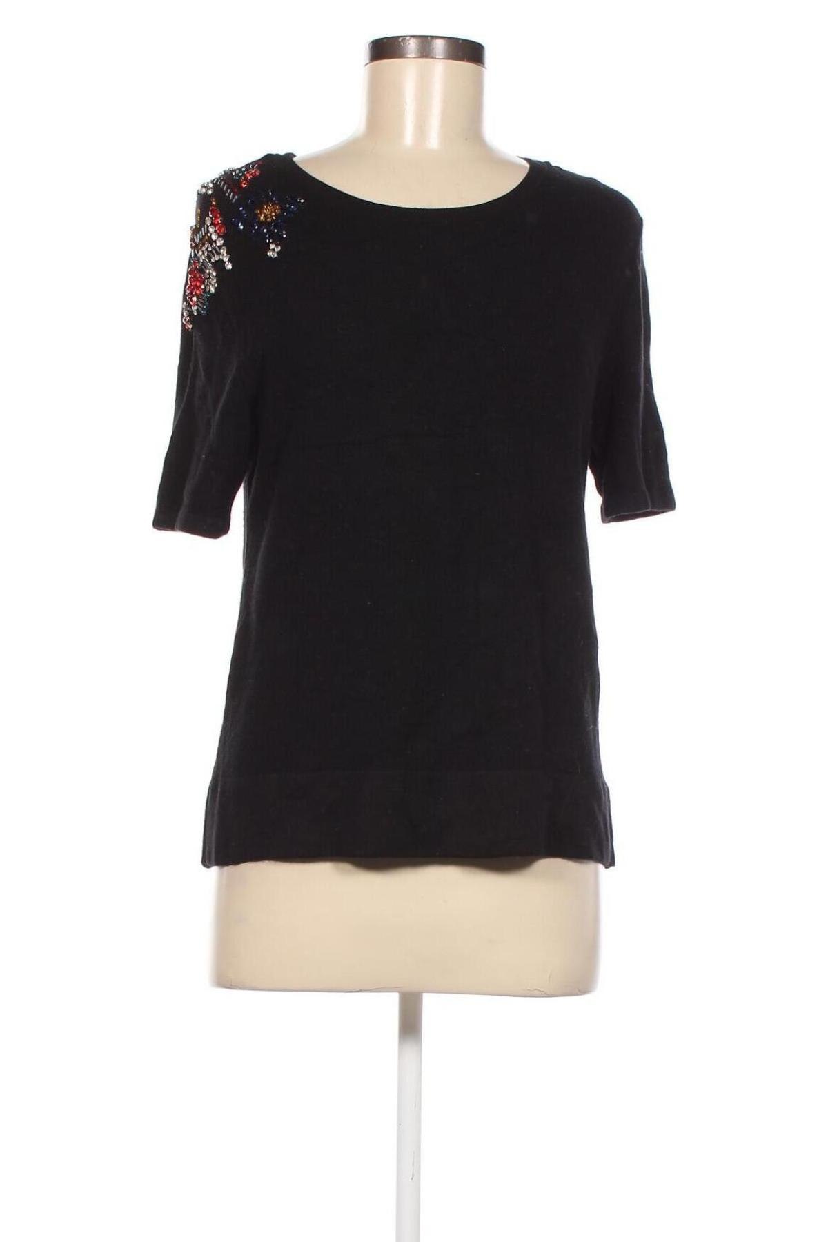 Γυναικείο πουλόβερ Zara Knitwear, Μέγεθος L, Χρώμα Μαύρο, Τιμή 3,34 €