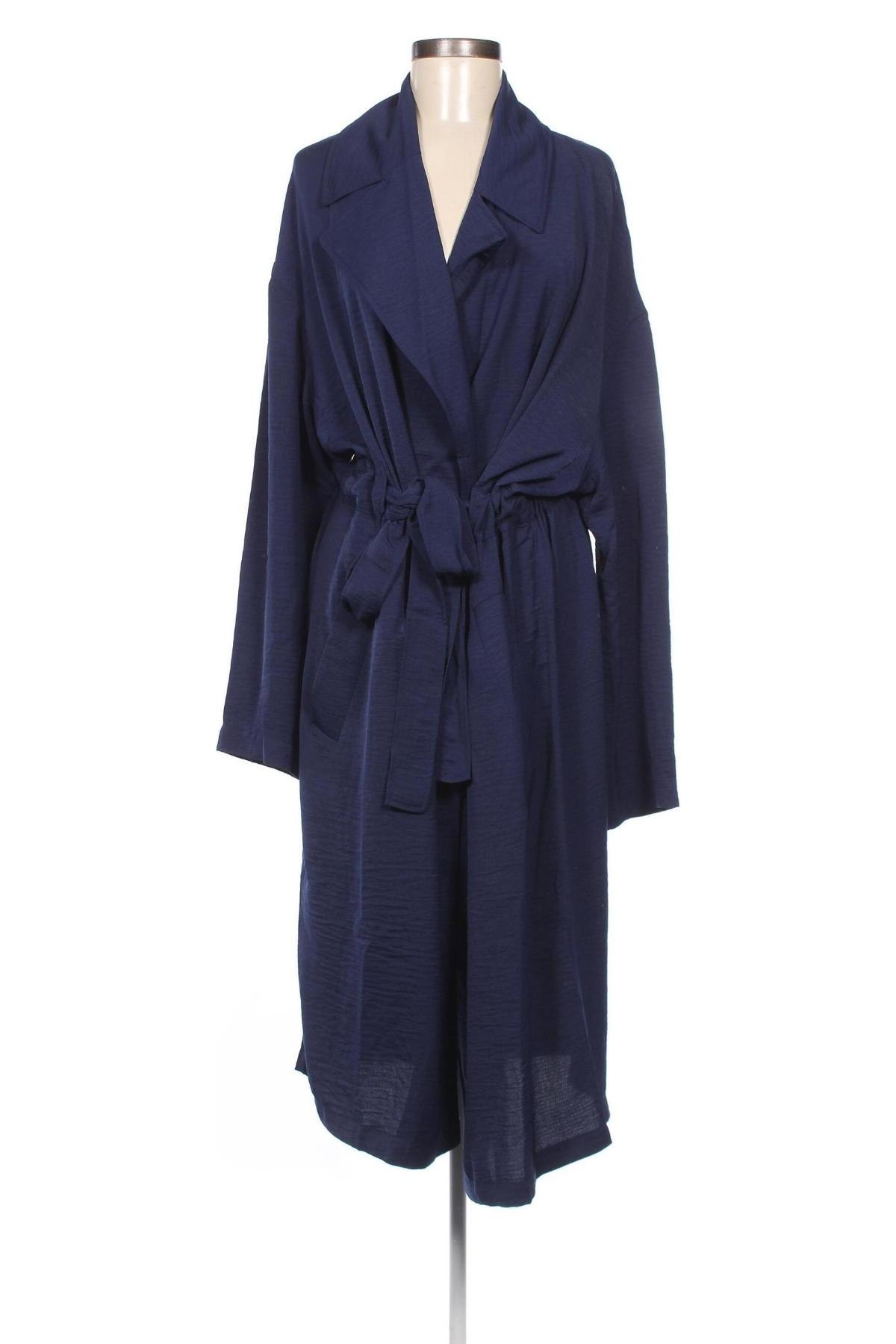 Damen Trenchcoat Dorothy Perkins, Größe L, Farbe Blau, Preis 12,78 €