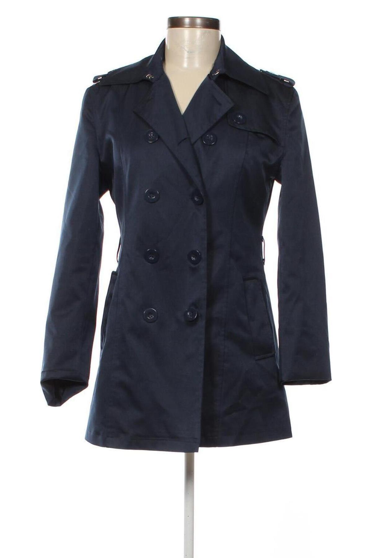 Damen Trench Coat Gate Woman, Größe L, Farbe Blau, Preis € 26,10