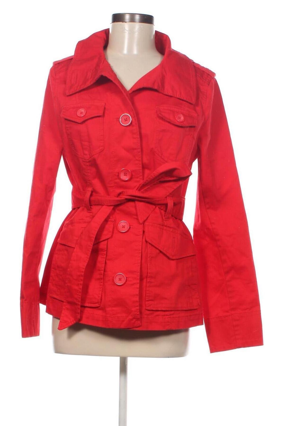Дамски шлифер H&M, Размер M, Цвят Червен, Цена 19,50 лв.