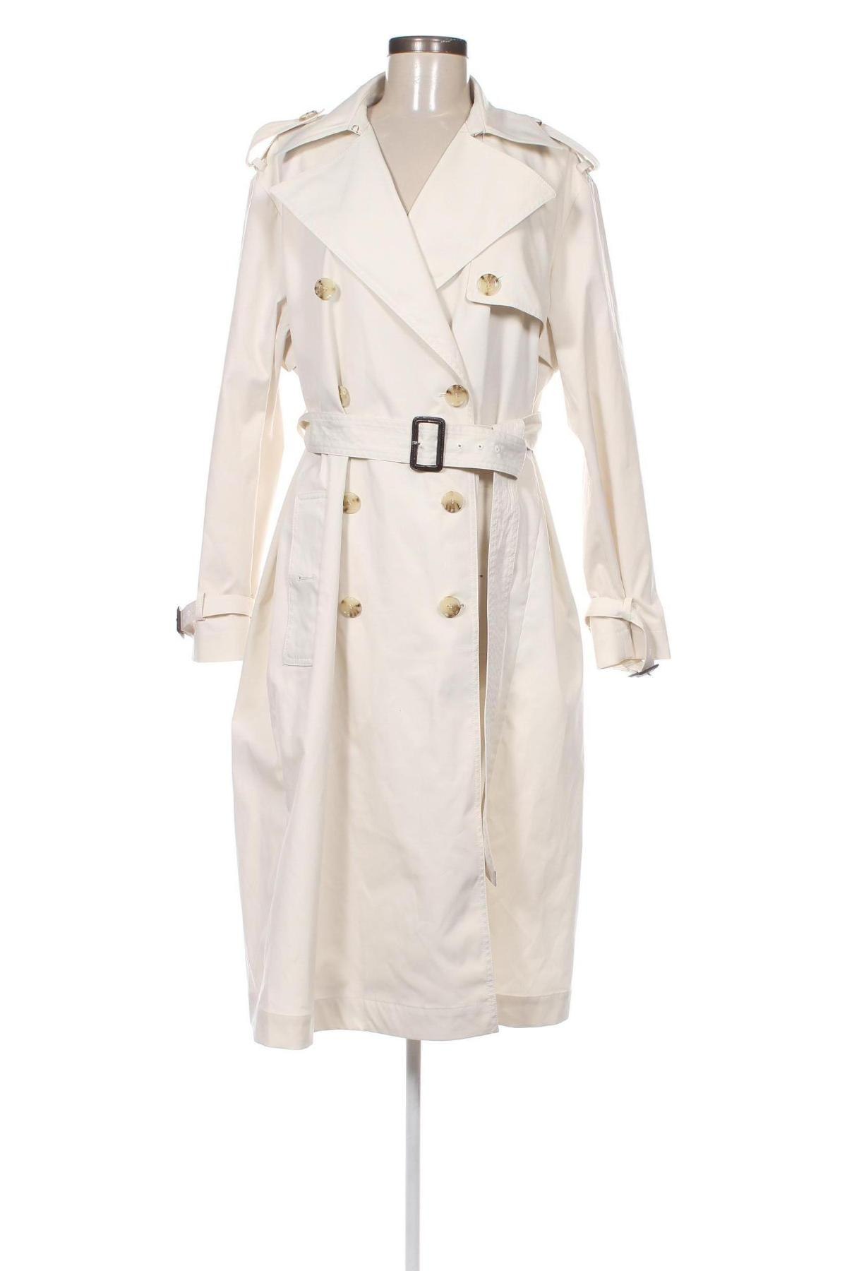 Damen Trenchcoat Hugo Boss, Größe XL, Farbe Ecru, Preis 252,58 €