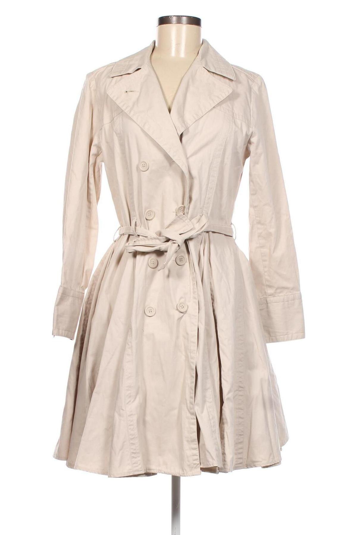 Damen Trench Coat Papaya, Größe M, Farbe Ecru, Preis € 26,98