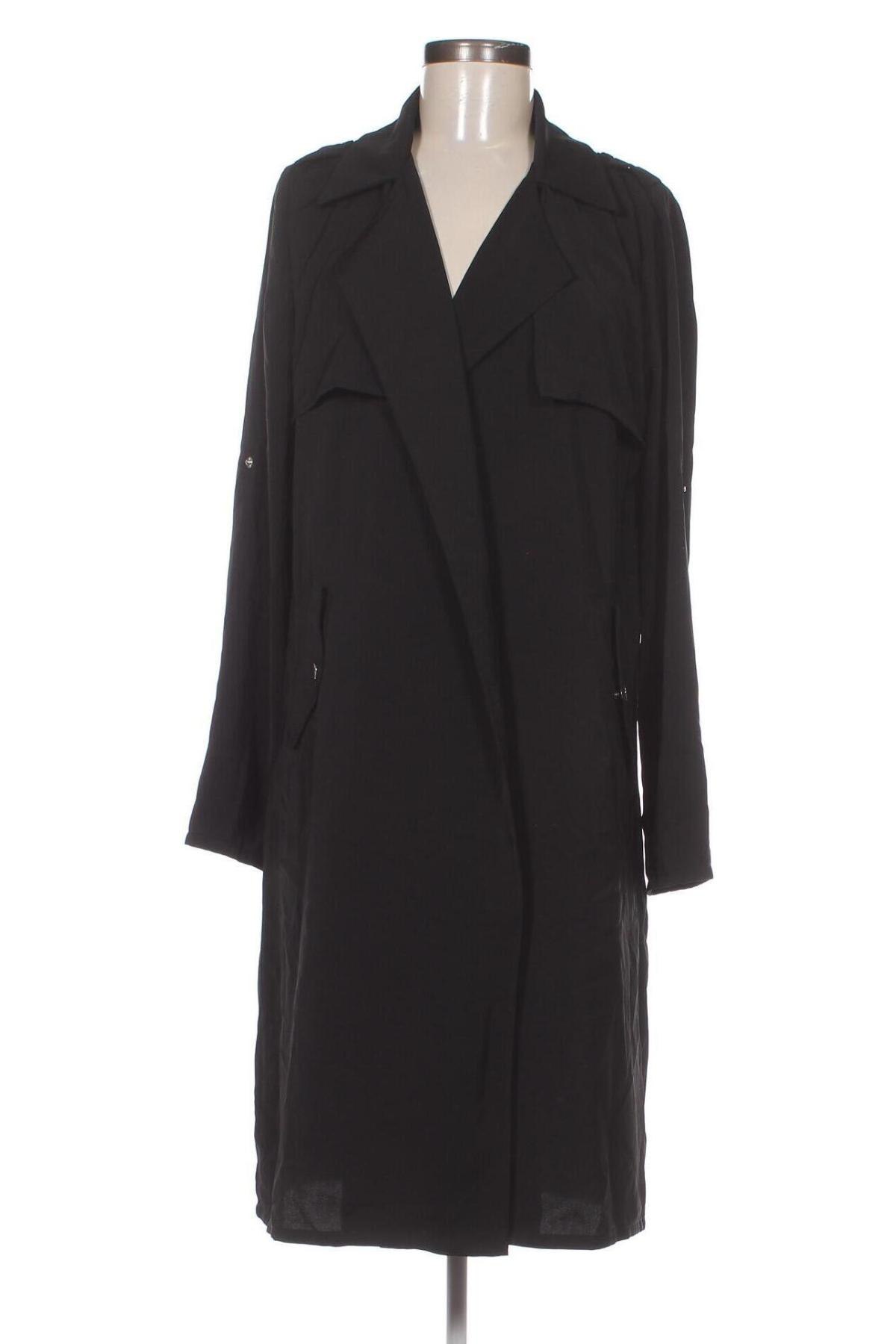 Damen Trench Coat Tally Weijl, Größe S, Farbe Schwarz, Preis € 10,52