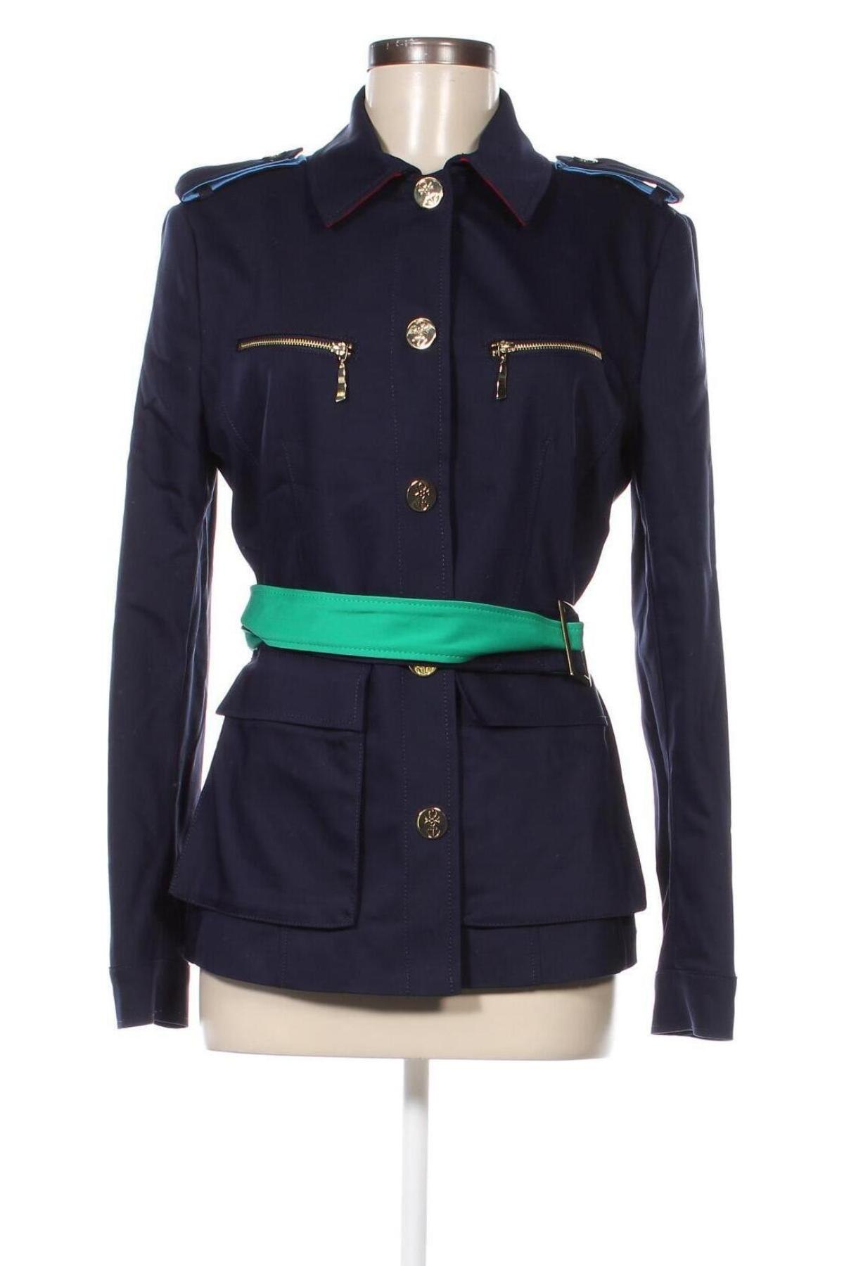 Trench de femei United Colors Of Benetton, Mărime M, Culoare Albastru, Preț 207,23 Lei