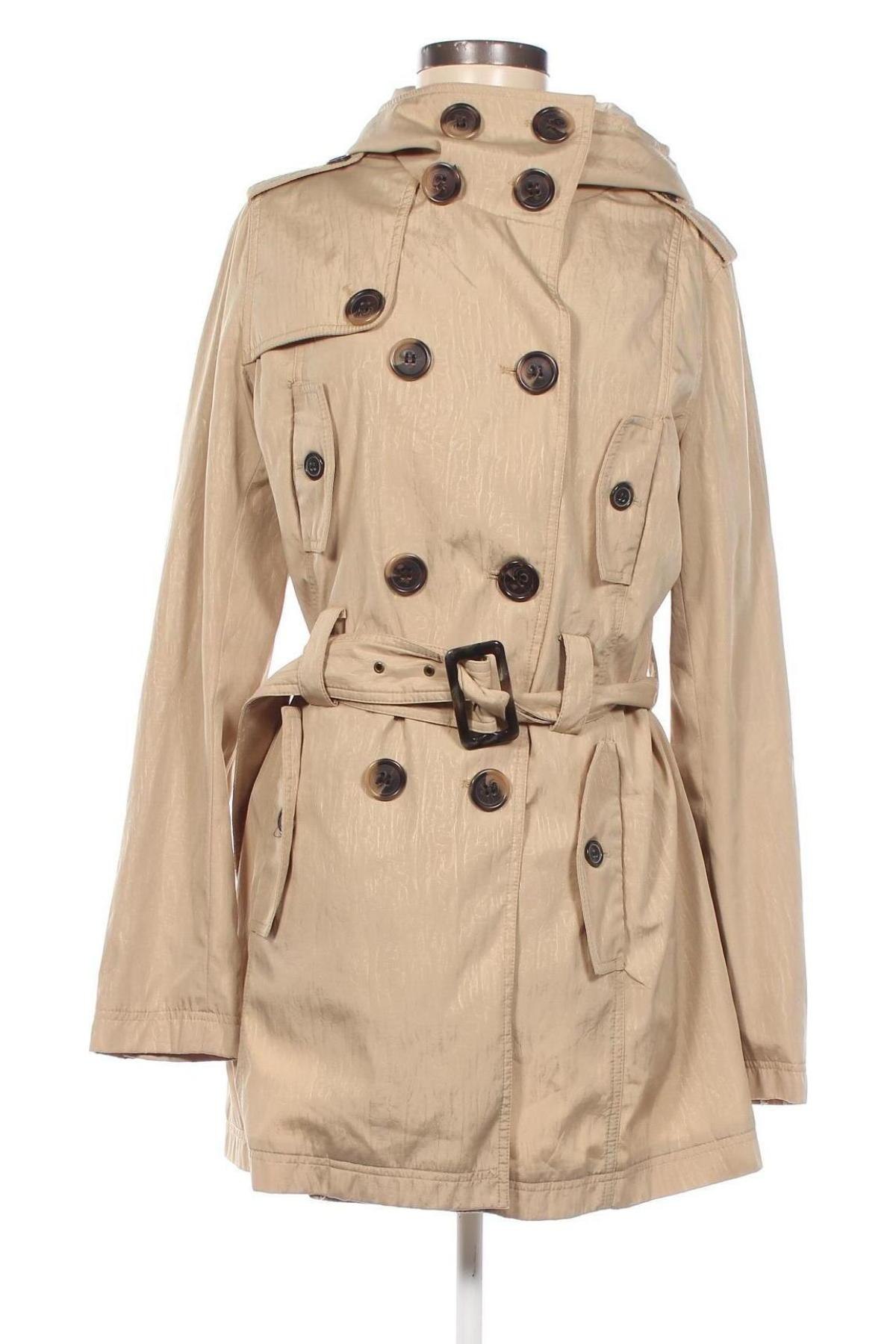 Дамски шлифер Zara, Размер XL, Цвят Бежов, Цена 45,64 лв.