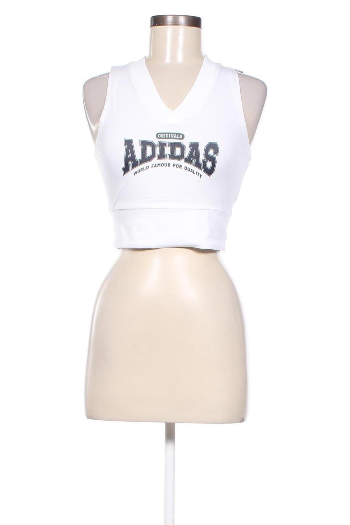 Damen Sporttop Adidas Originals, Größe XS, Farbe Weiß, Preis € 7,94