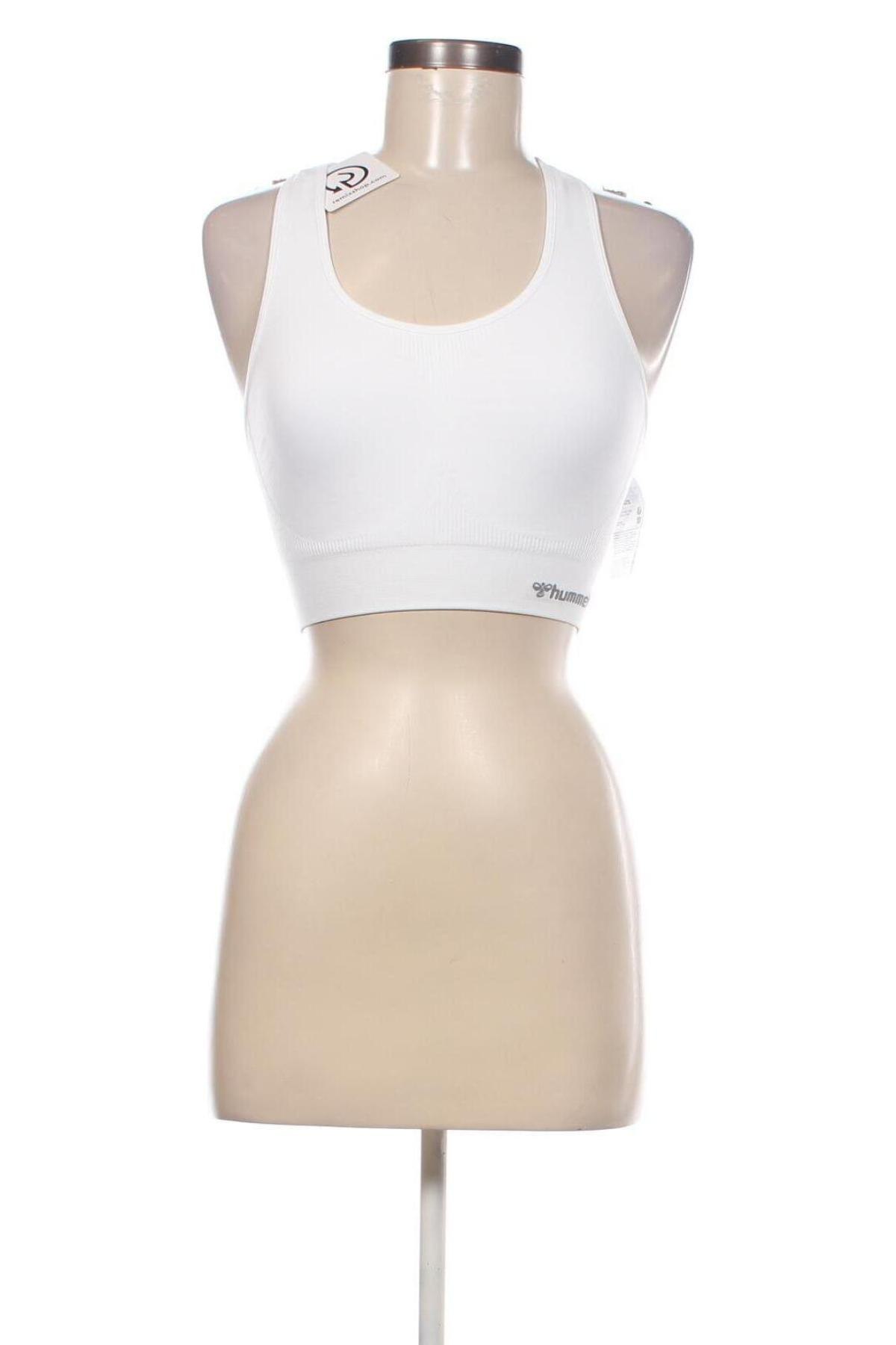 Damen Sporttop Hummel, Größe S, Farbe Weiß, Preis 21,13 €