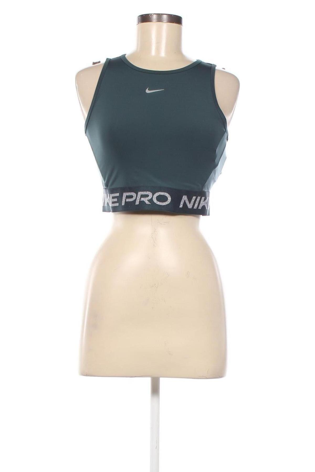 Top sport de damă. Nike, Mărime S, Culoare Verde, Preț 175,61 Lei