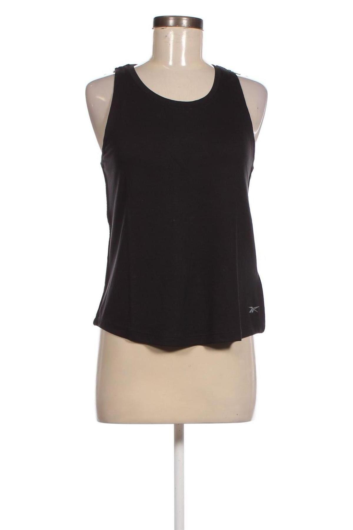 Damen Sporttop Reebok, Größe S, Farbe Schwarz, Preis 13,10 €