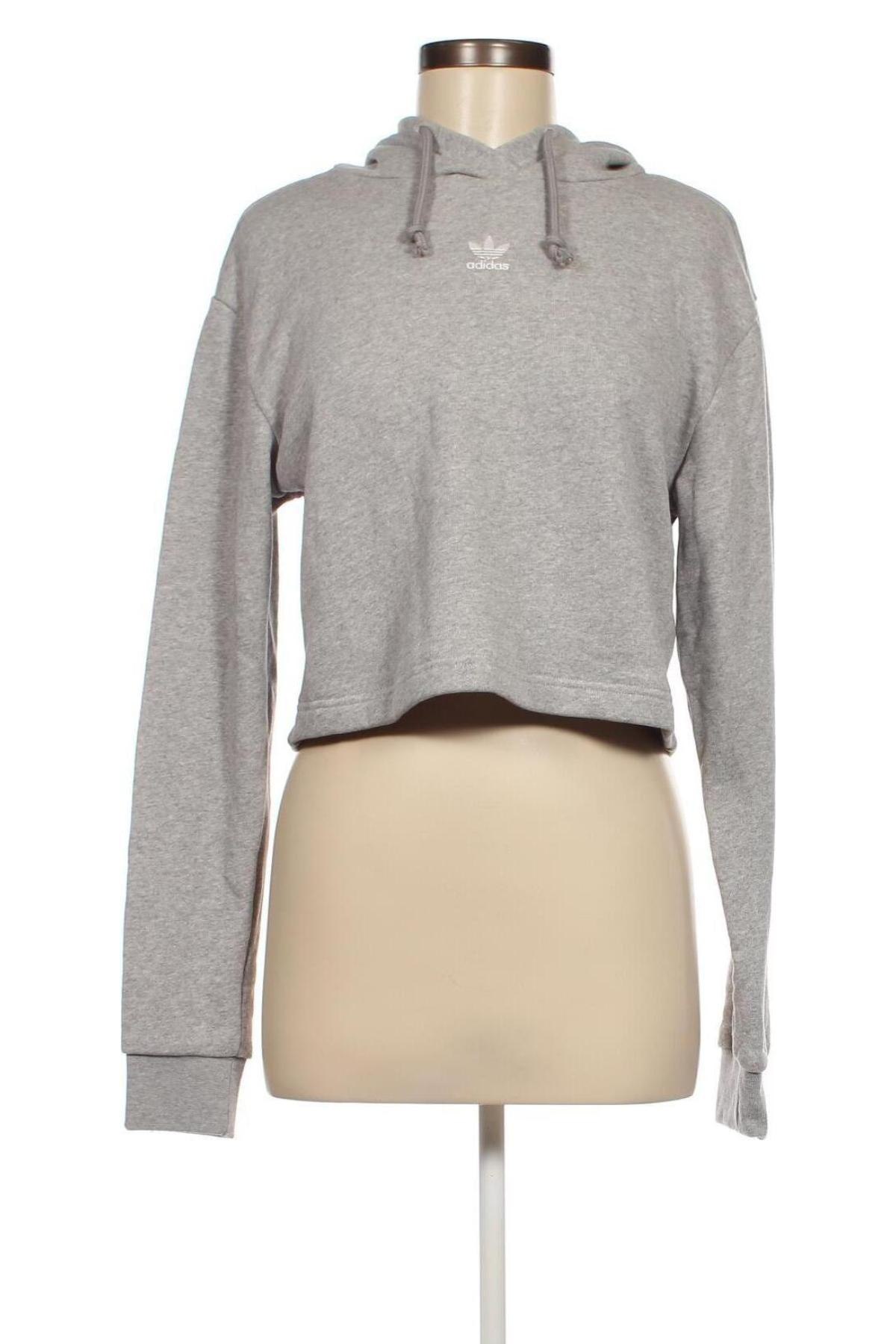 Γυναικείο φούτερ Adidas Originals, Μέγεθος XS, Χρώμα Γκρί, Τιμή 55,67 €
