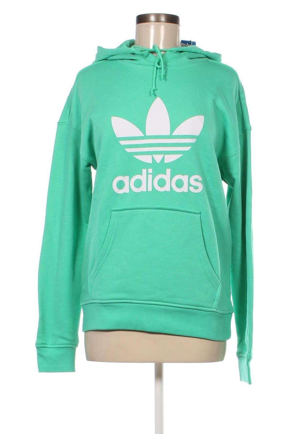 Damen Sweatshirt Adidas Originals, Größe XXS, Farbe Grün, Preis 33,40 €