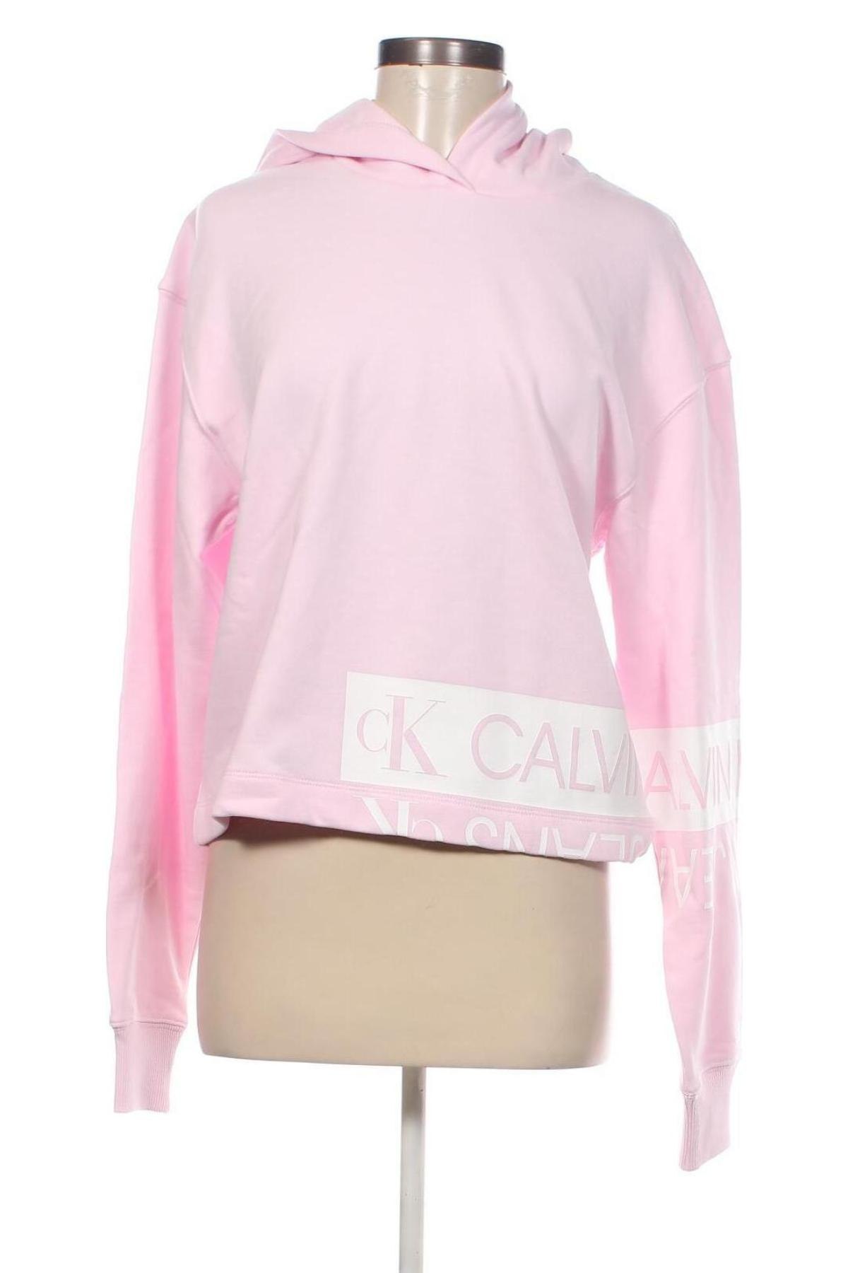 Γυναικείο φούτερ Calvin Klein Jeans, Μέγεθος S, Χρώμα Ρόζ , Τιμή 88,66 €