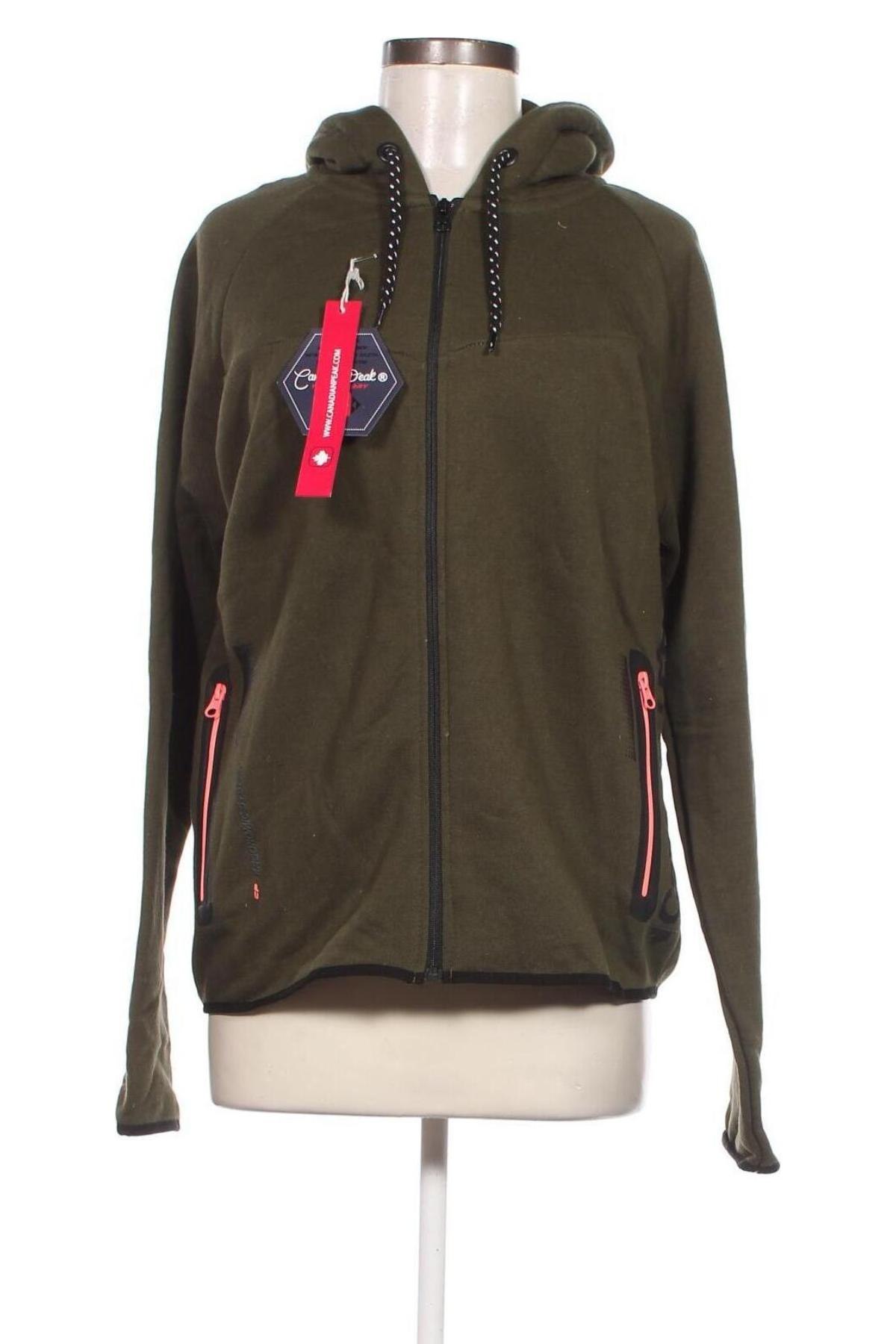 Damen Sweatshirt Canadian Peak, Größe XXL, Farbe Grün, Preis 55,67 €