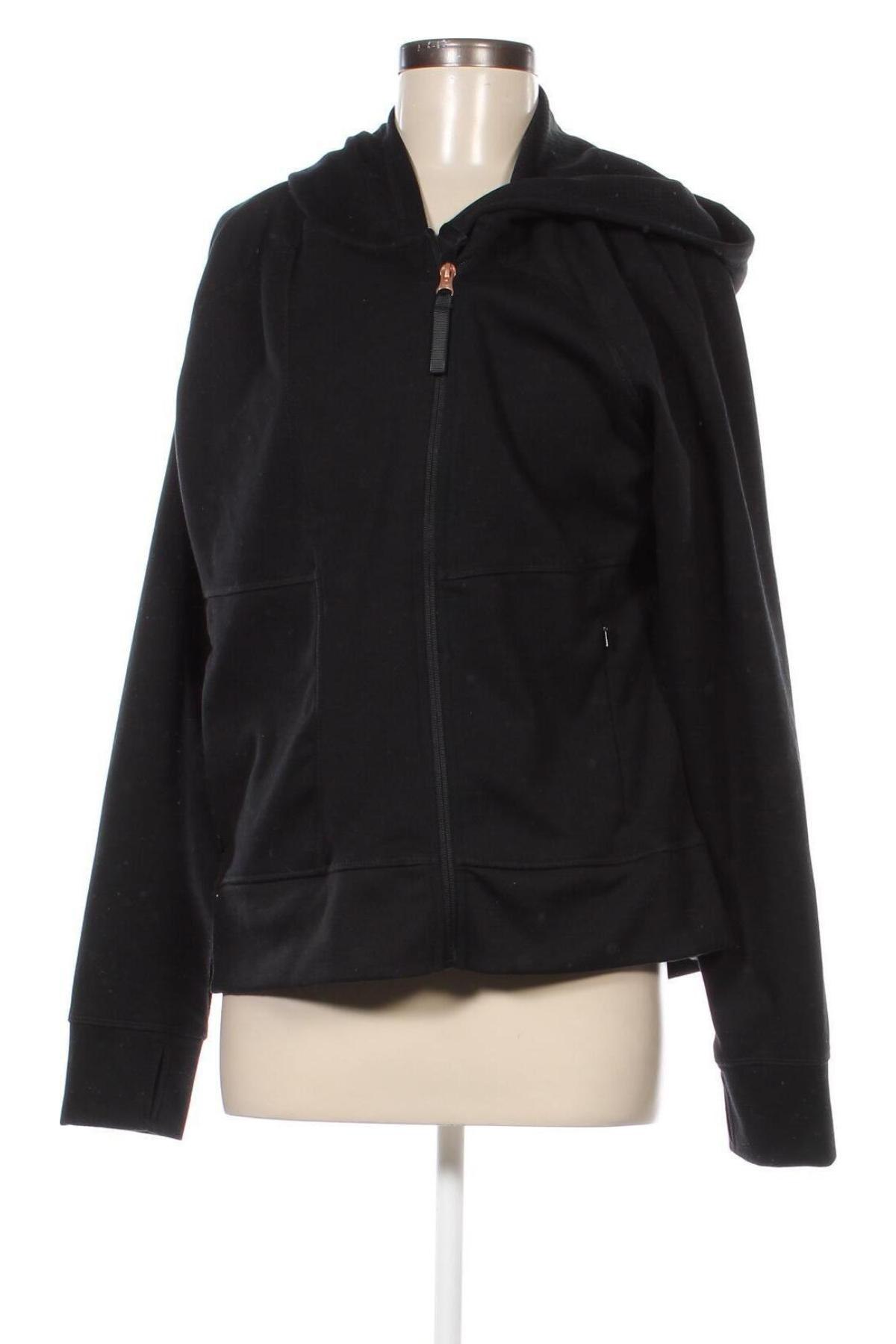 Damen Sweatshirt Crivit, Größe L, Farbe Schwarz, Preis 6,66 €