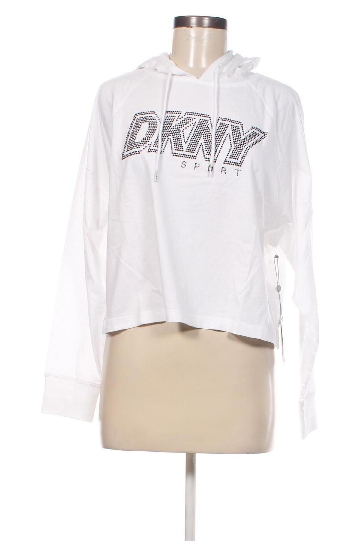 Γυναικείο φούτερ DKNY, Μέγεθος S, Χρώμα Λευκό, Τιμή 90,21 €