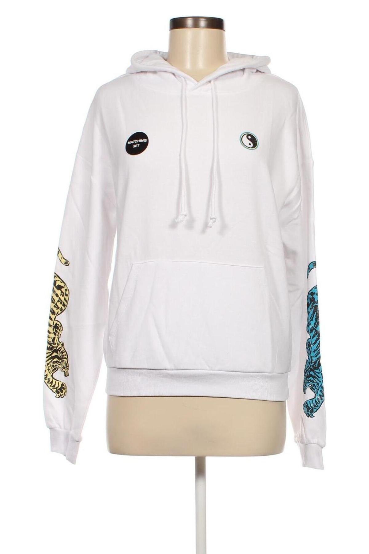 Damen Sweatshirt Jennyfer, Größe XS, Farbe Weiß, Preis 10,67 €