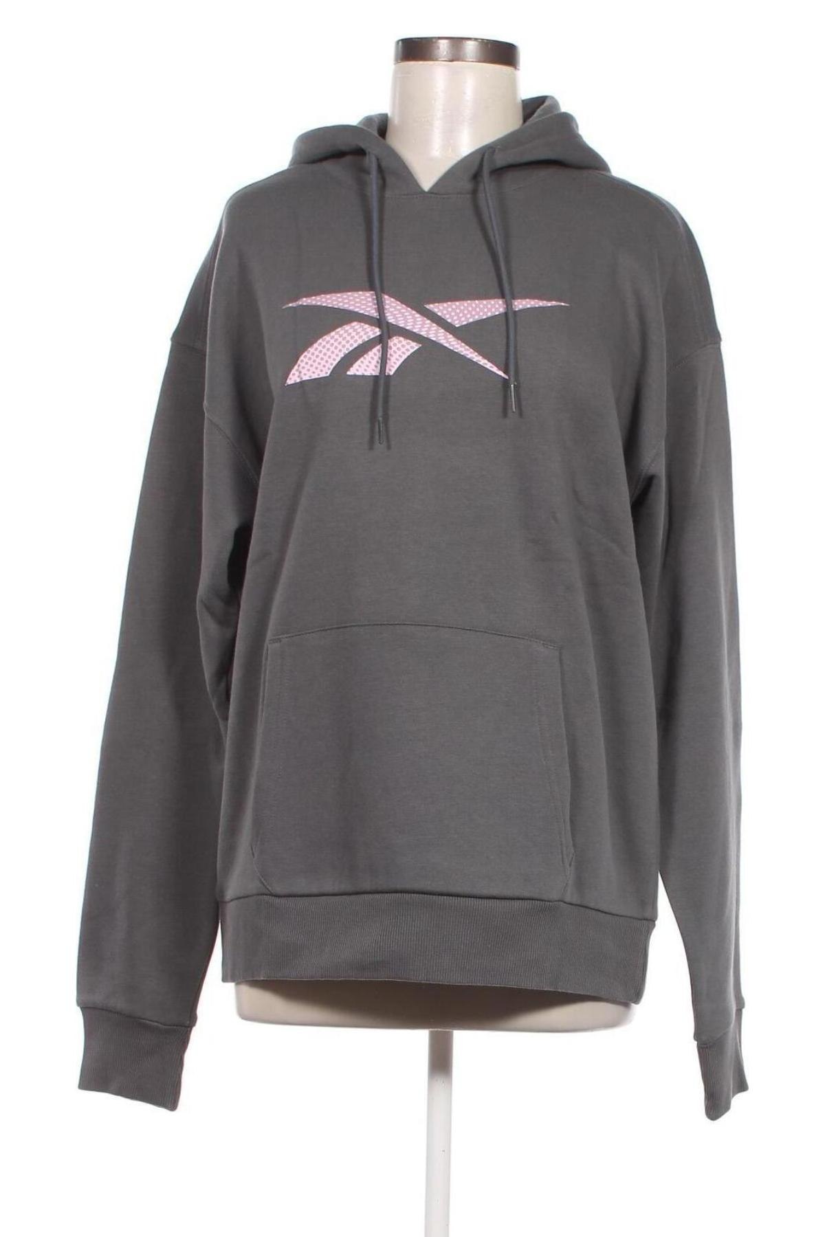 Damen Sweatshirt Reebok, Größe L, Farbe Grau, Preis € 18,37