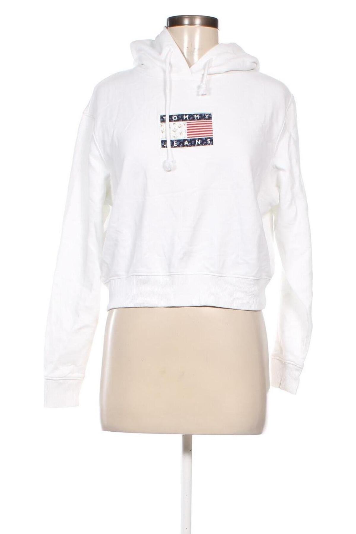 Γυναικείο φούτερ Tommy Hilfiger, Μέγεθος XS, Χρώμα Λευκό, Τιμή 50,72 €