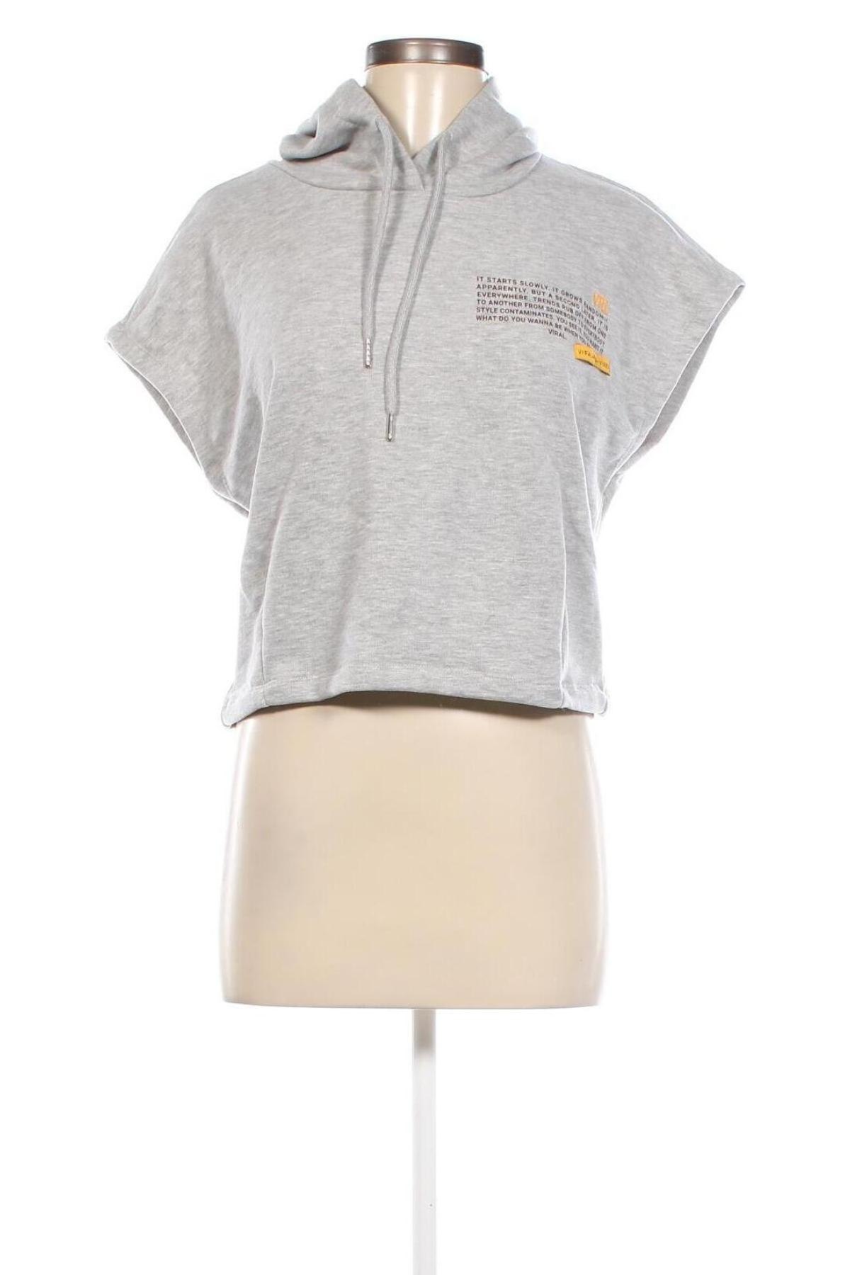 Damen Sweatshirt Viral Vibes, Größe L, Farbe Grau, Preis 11,99 €