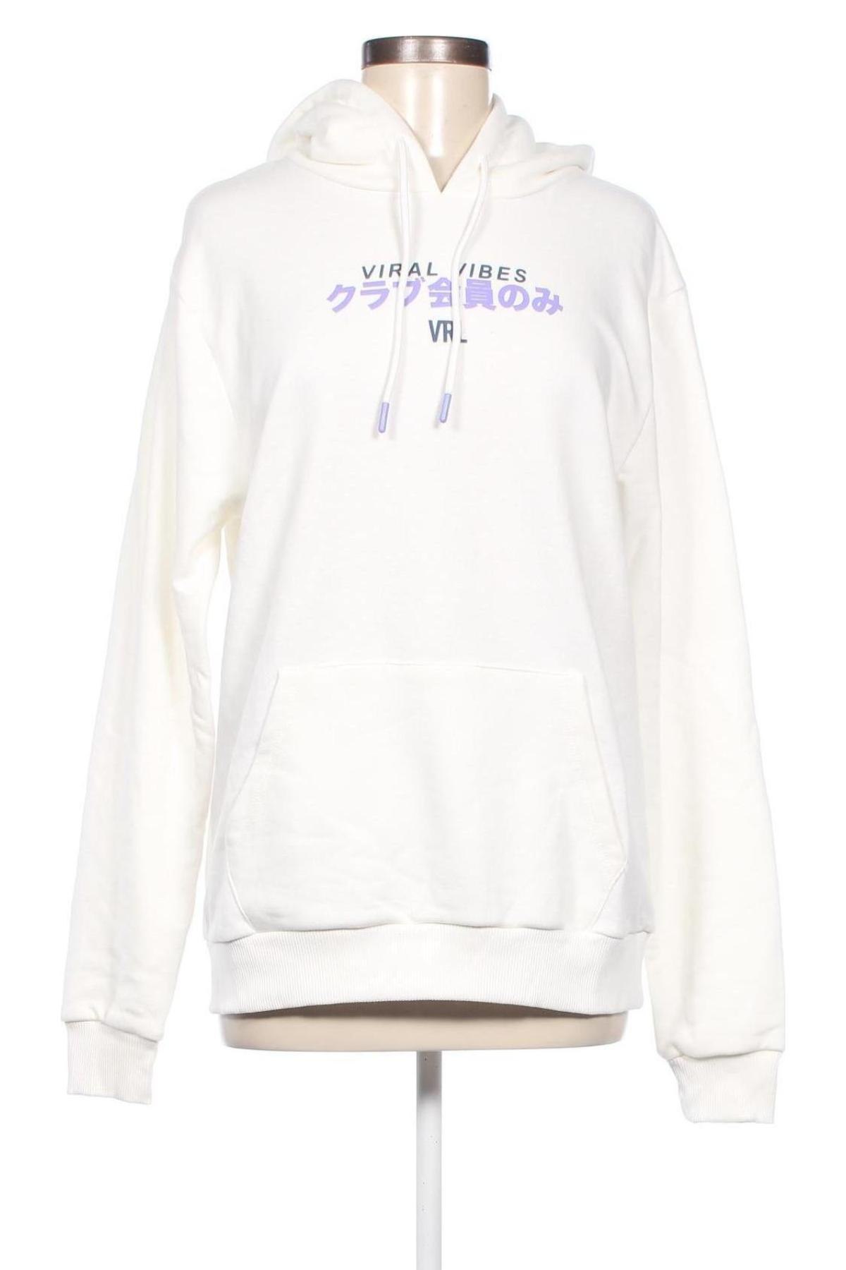 Damen Sweatshirt Viral Vibes, Größe M, Farbe Ecru, Preis € 12,94