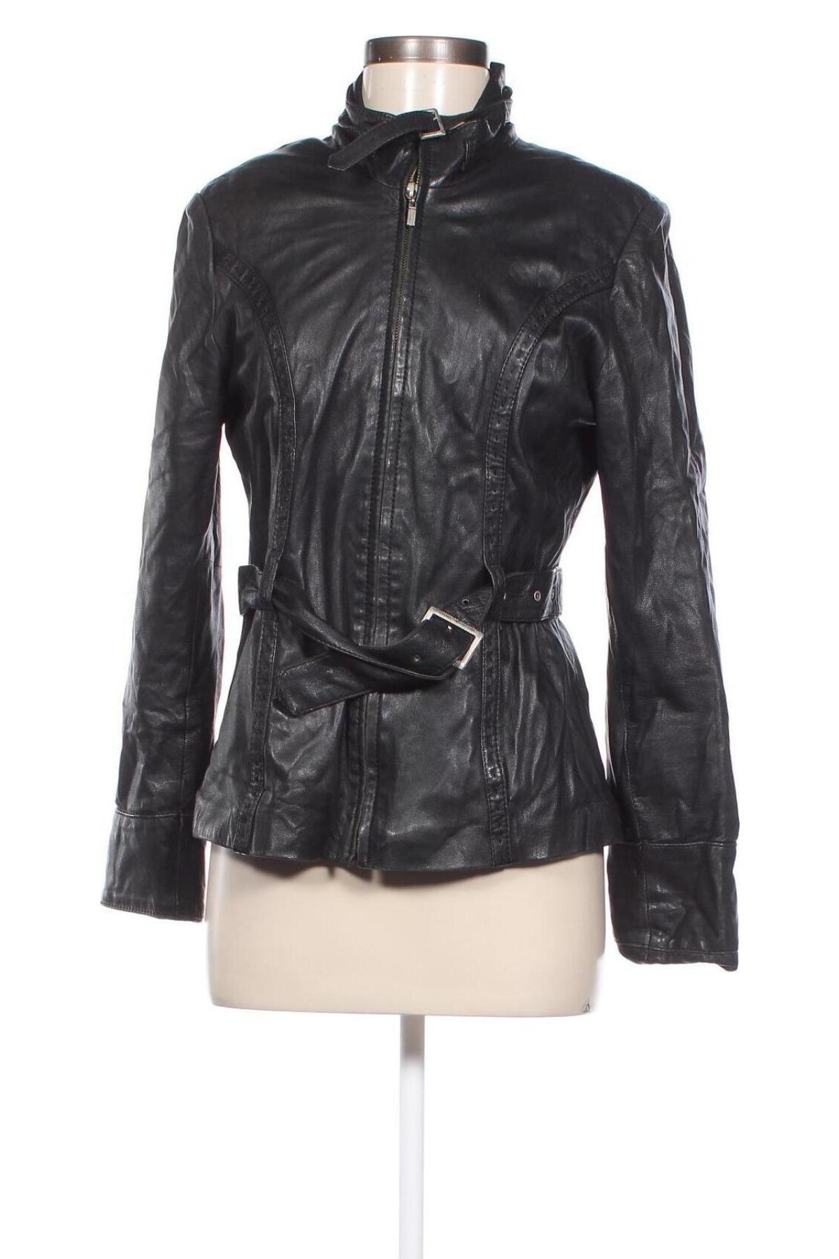 Damen Lederjacke, Größe M, Farbe Schwarz, Preis € 34,48