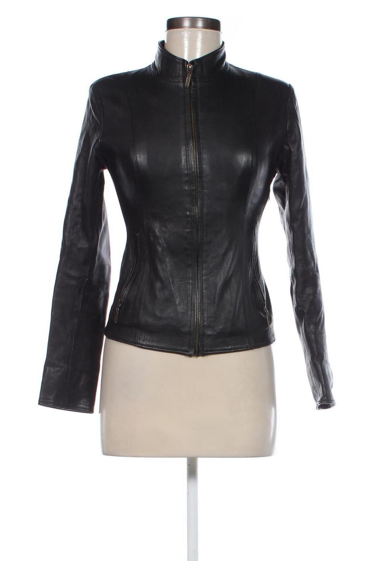 Damen Lederjacke, Größe S, Farbe Schwarz, Preis 41,05 €