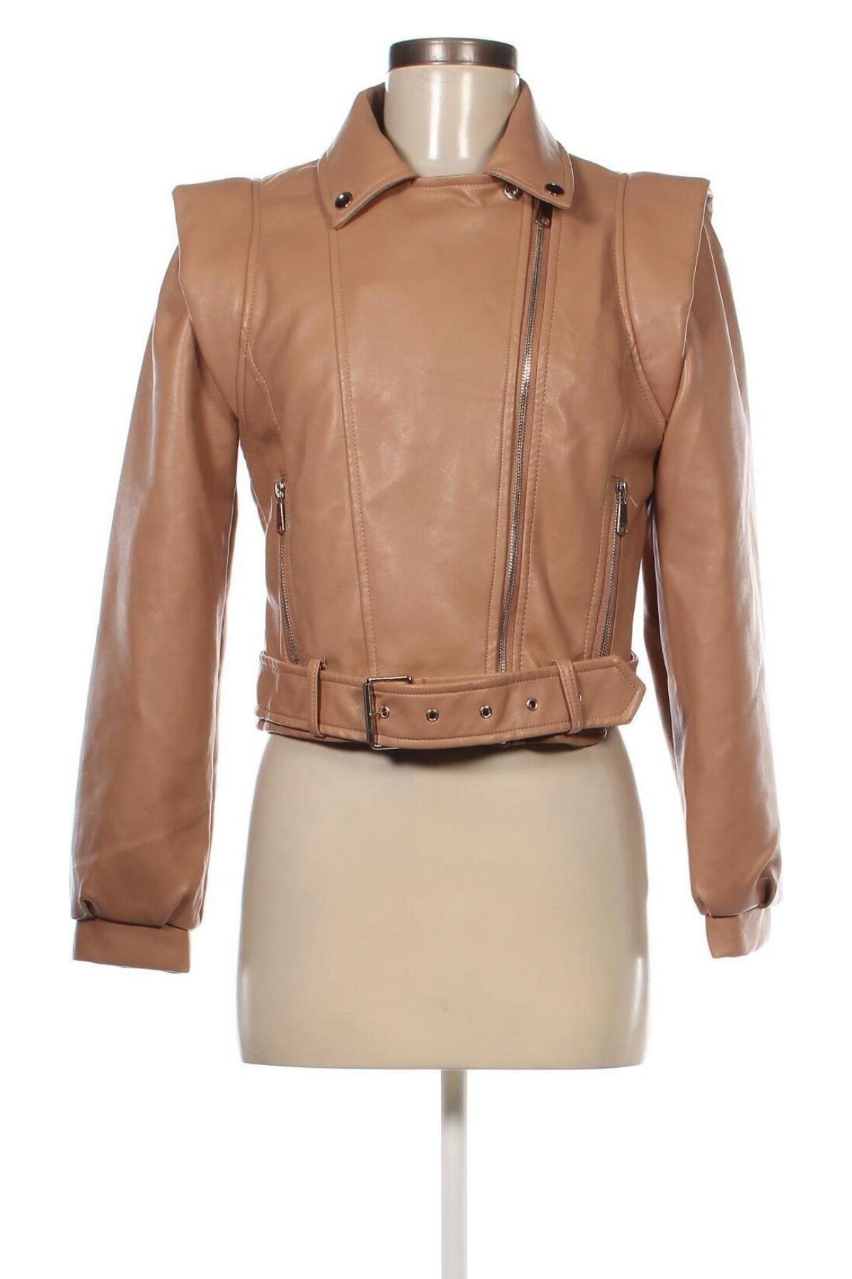 Damen Lederjacke, Größe S, Farbe Braun, Preis € 16,53