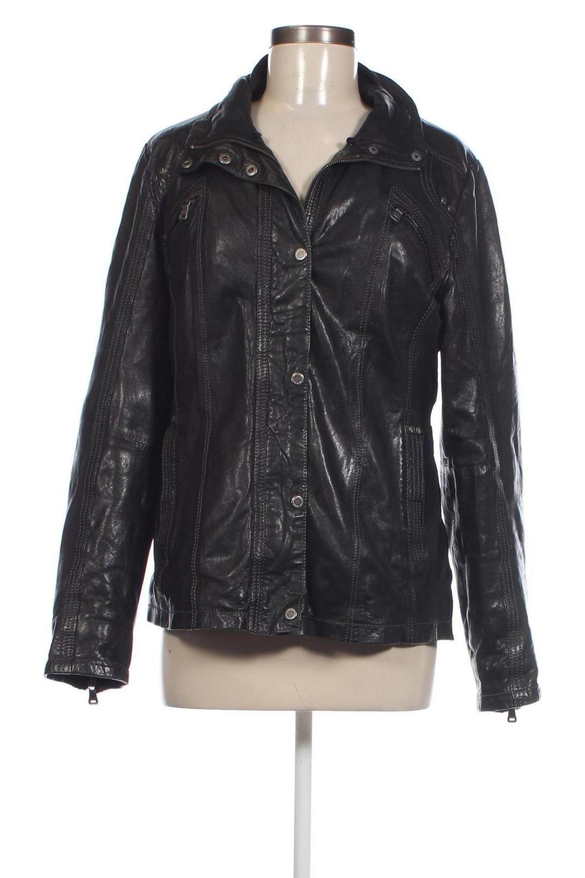 Damen Lederjacke, Größe M, Farbe Schwarz, Preis € 43,19