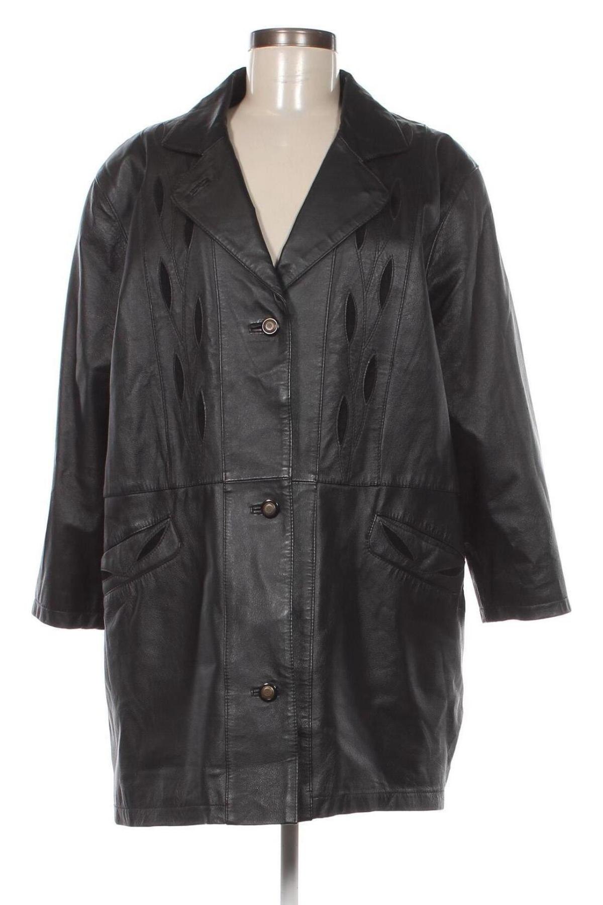 Dámska kožená bunda , Veľkosť L, Farba Čierna, Cena  23,05 €