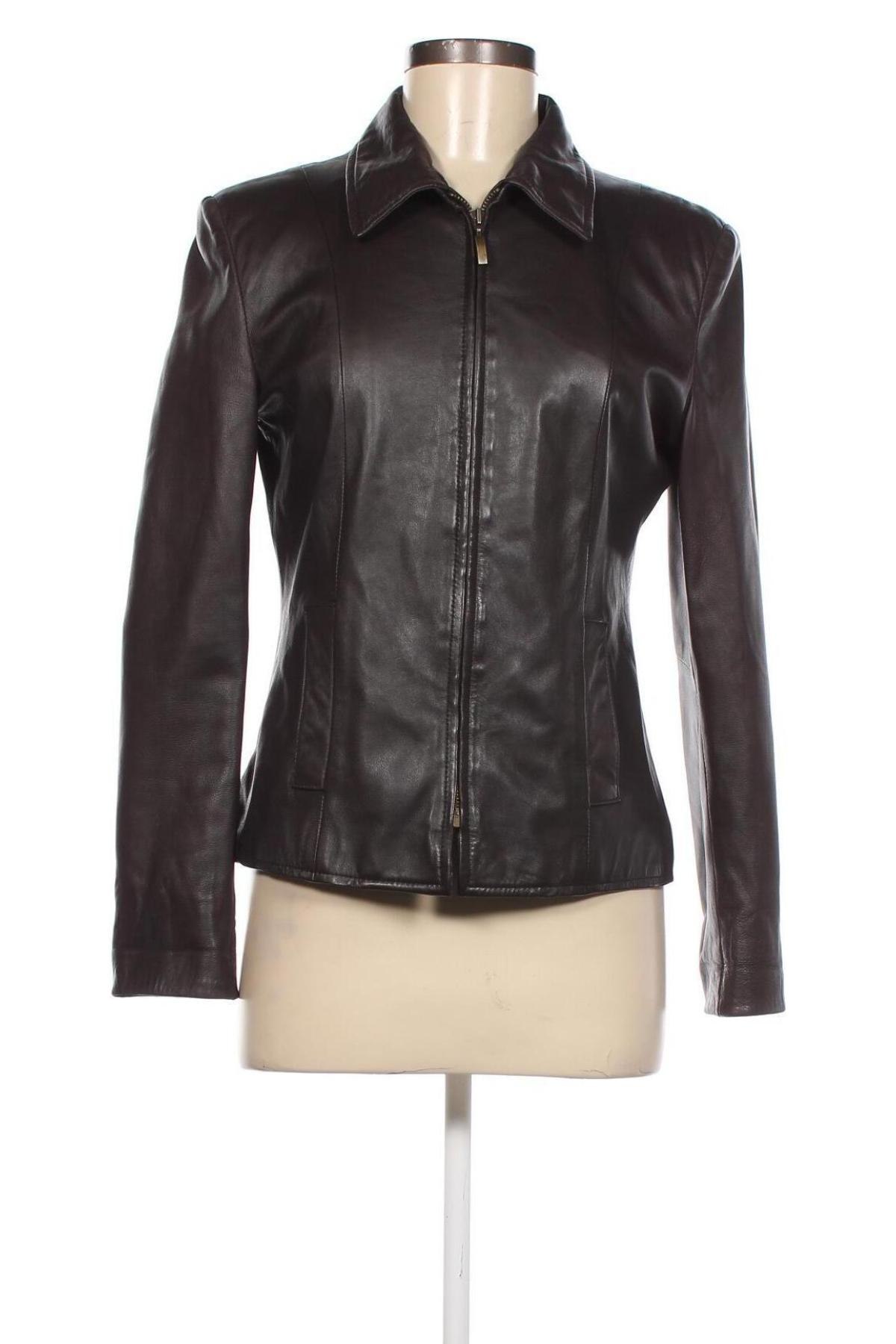 Damen Lederjacke BIBA + pariscop, Größe M, Farbe Braun, Preis € 30,99