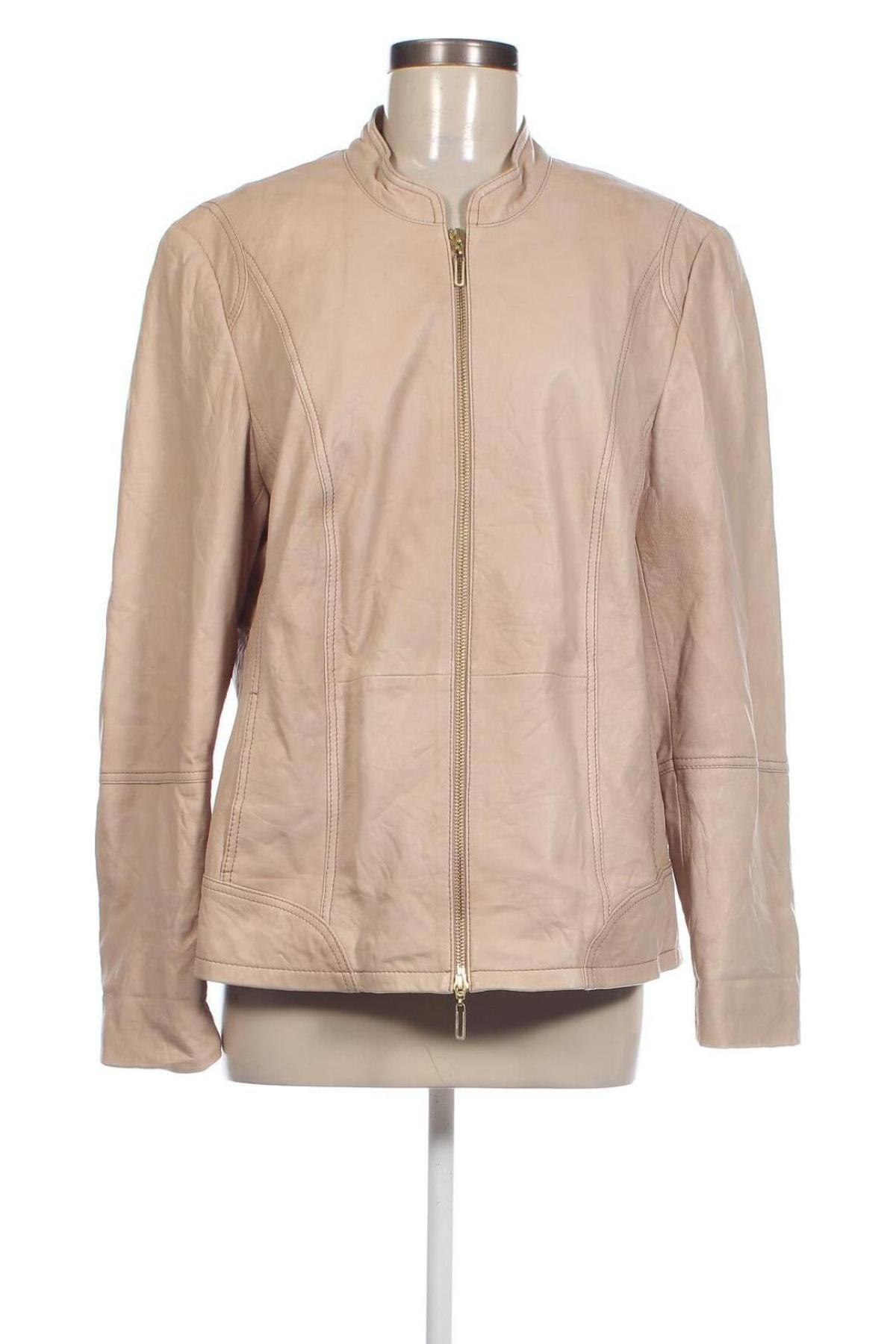 Damen Lederjacke Betty Barclay, Größe XL, Farbe Beige, Preis 149,41 €