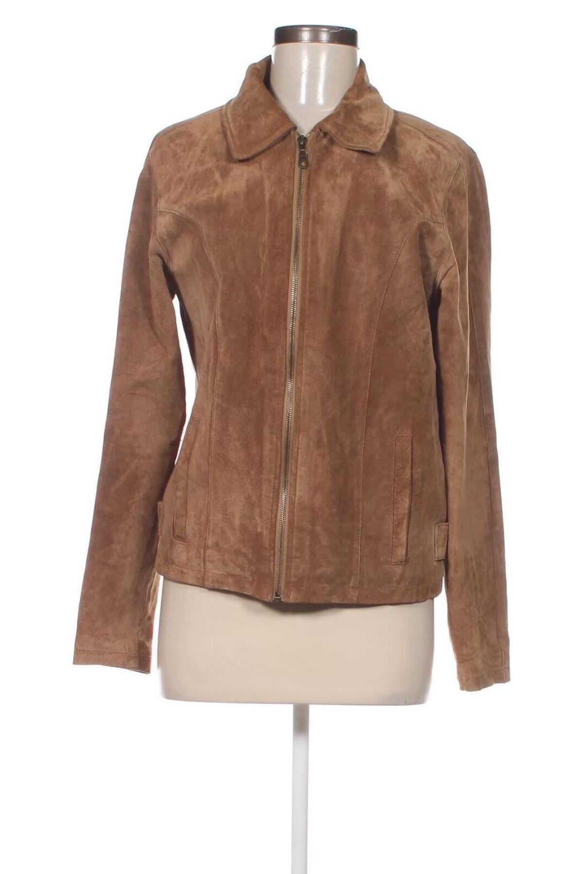 Damen Lederjacke Driver, Größe M, Farbe Braun, Preis € 32,02