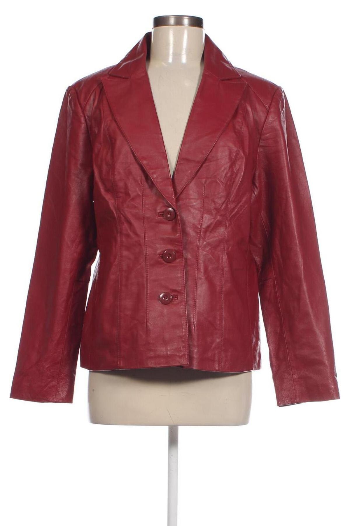 Damen Lederjacke East 5th, Größe XL, Farbe Rot, Preis € 74,46