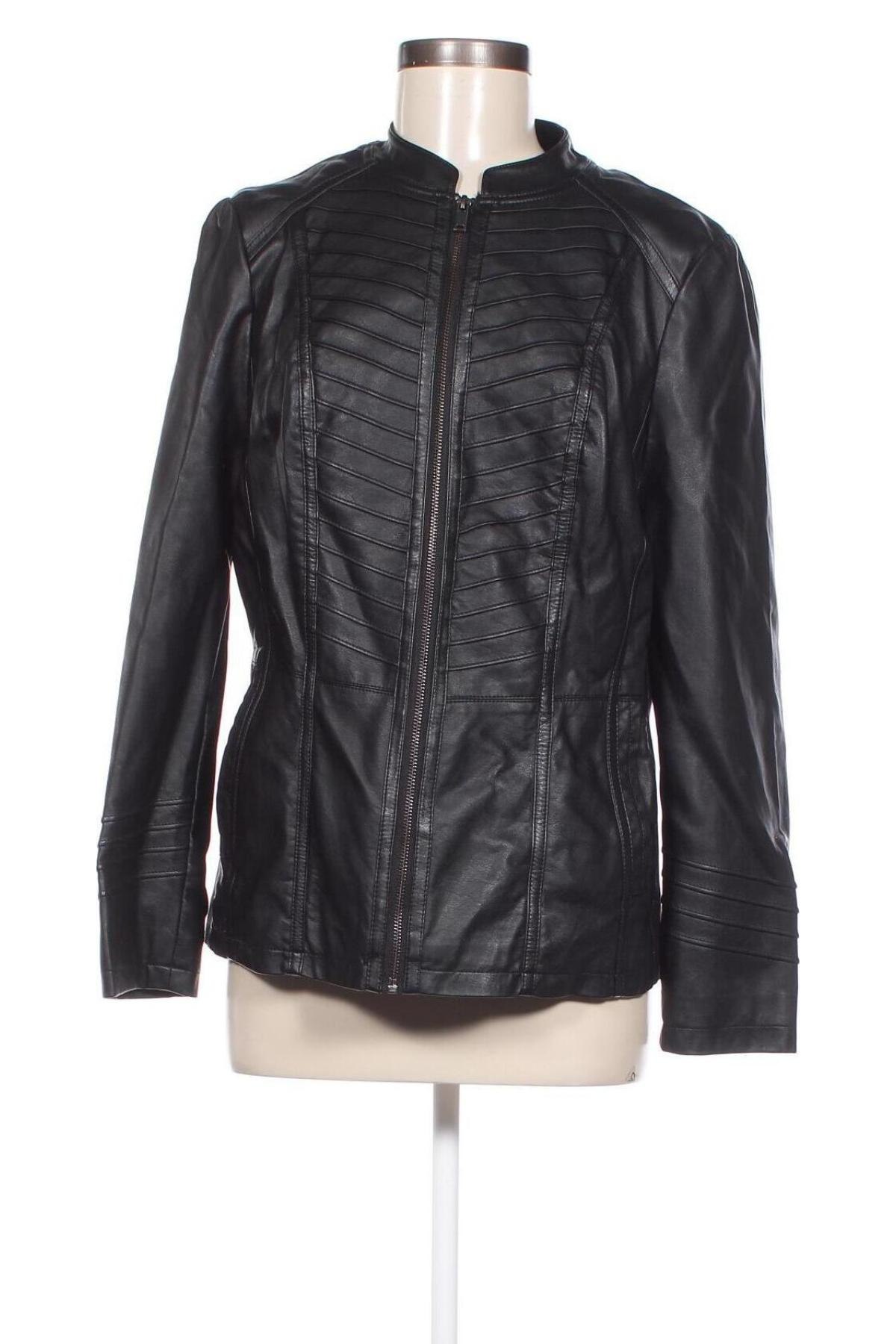 Damen Lederjacke Evans, Größe XL, Farbe Schwarz, Preis 46,08 €