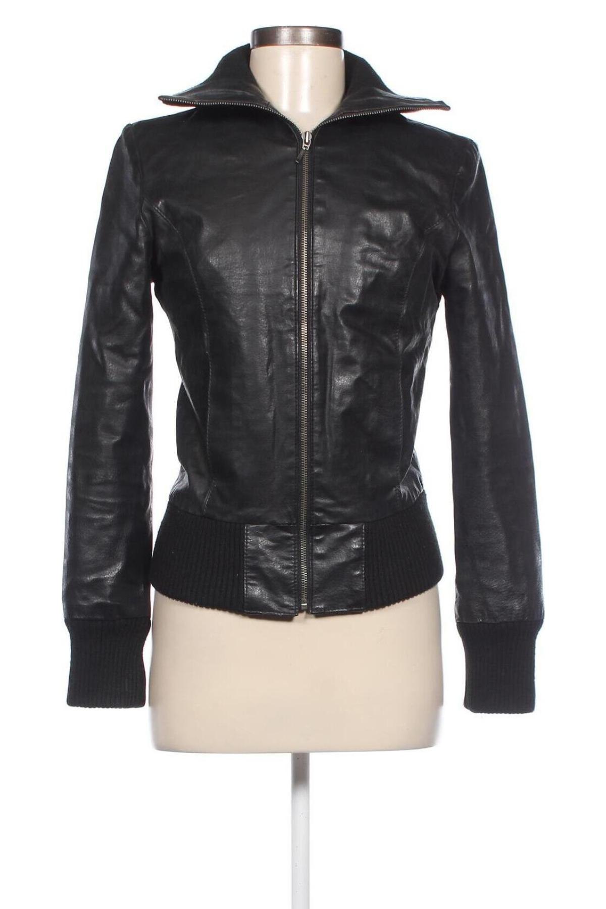 Dámska kožená bunda  Kaos, Veľkosť S, Farba Čierna, Cena  81,08 €