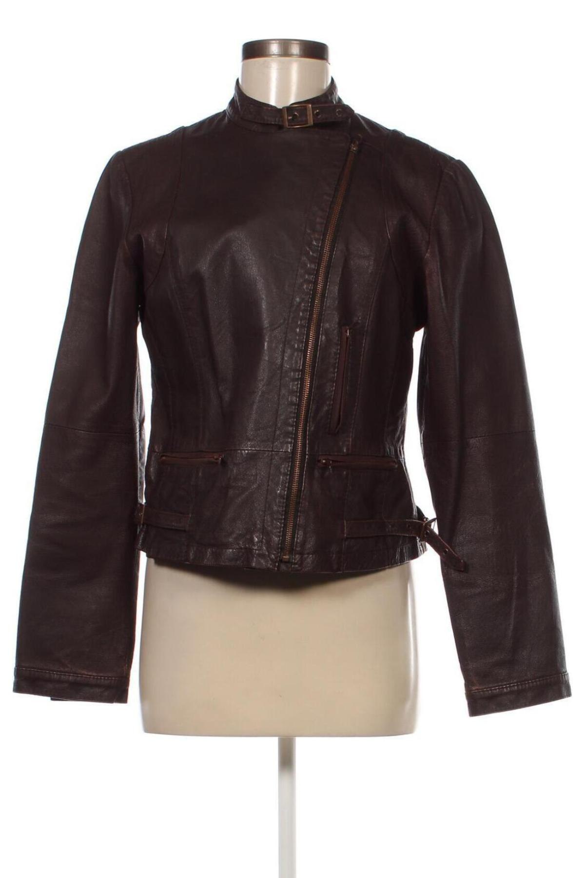 Damen Lederjacke Kara, Größe M, Farbe Braun, Preis € 54,86