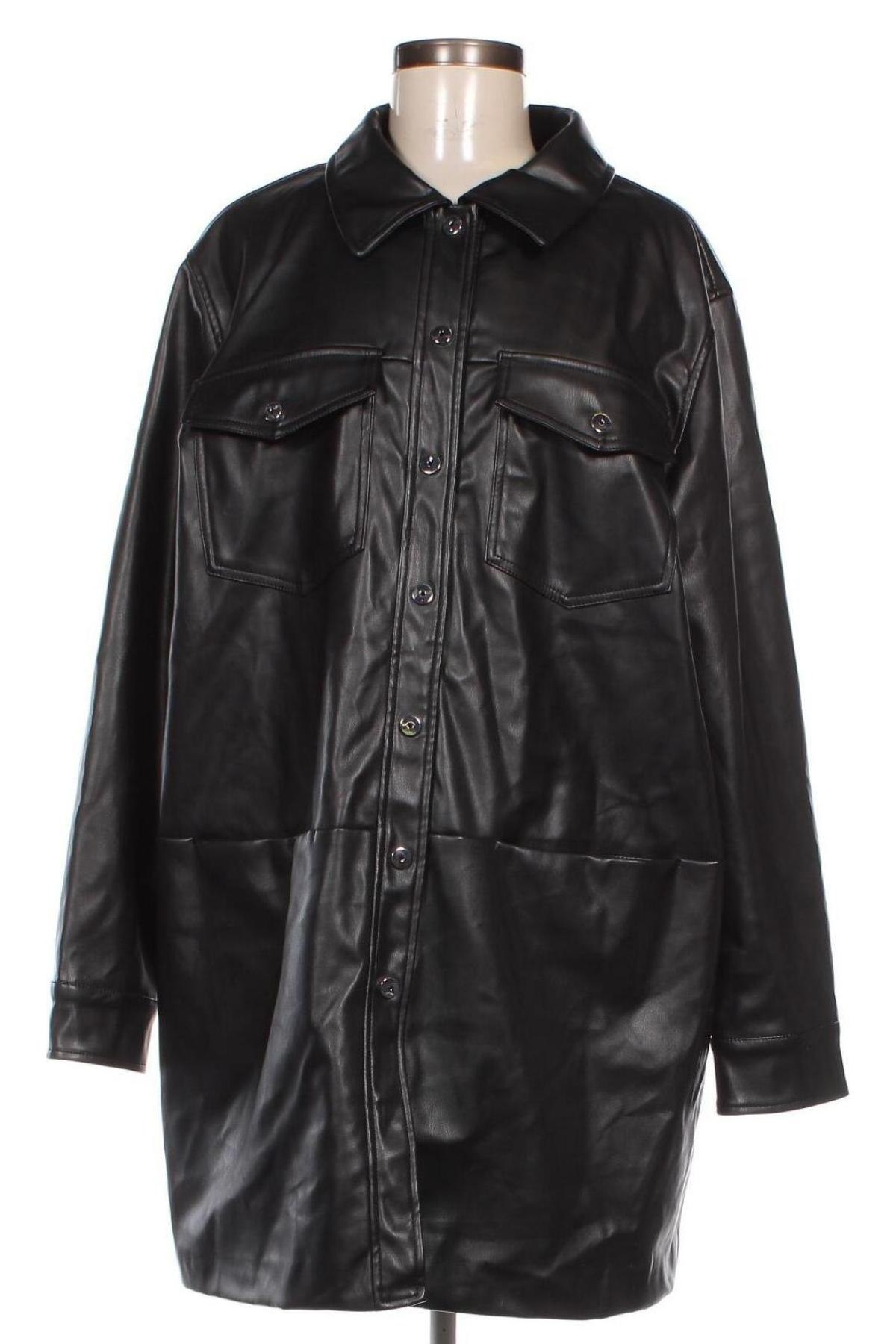 Dámska kožená bunda  M. Collection, Veľkosť XXL, Farba Čierna, Cena  25,00 €