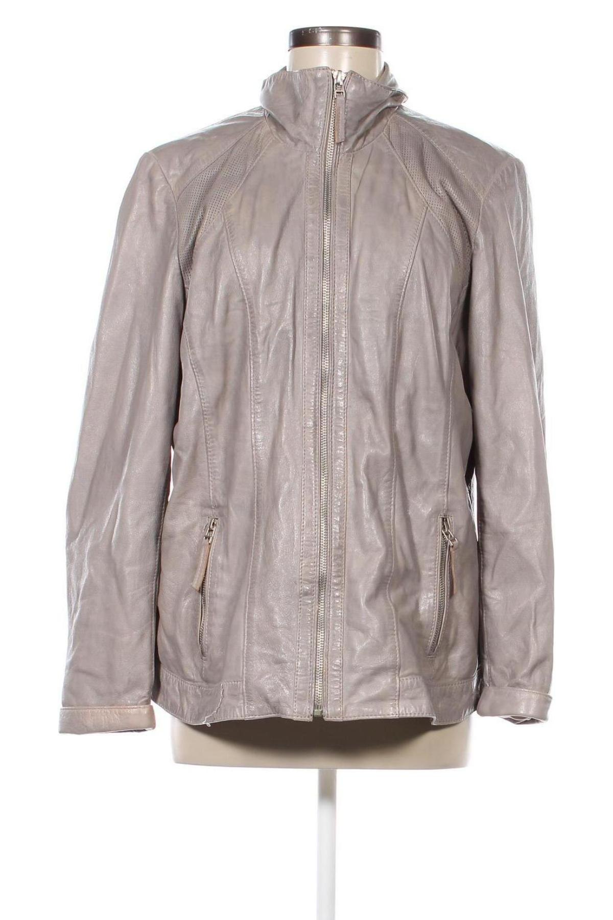 Dámska kožená bunda  Mauritius, Veľkosť XL, Farba Sivá, Cena  146,97 €