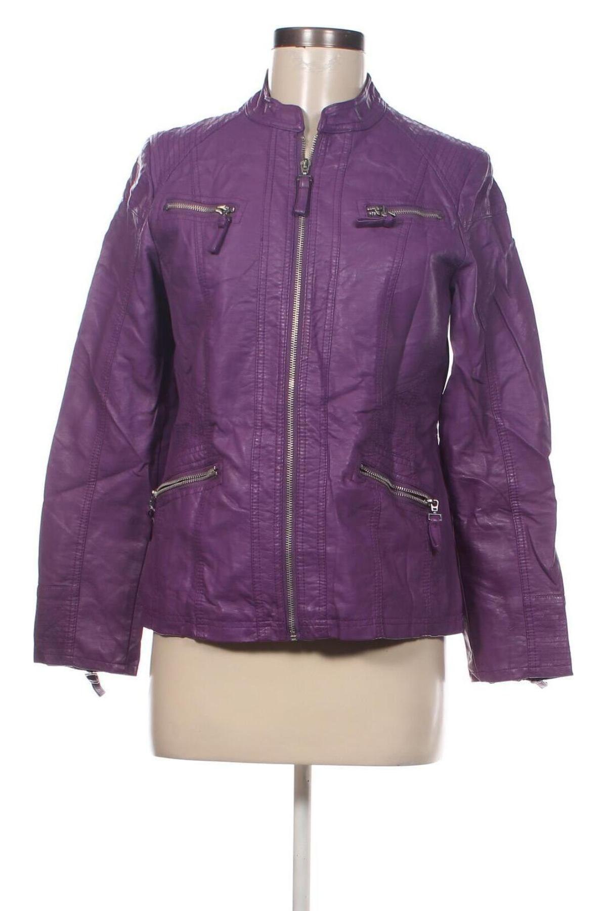 Damen Lederjacke Paola, Größe M, Farbe Lila, Preis 24,89 €