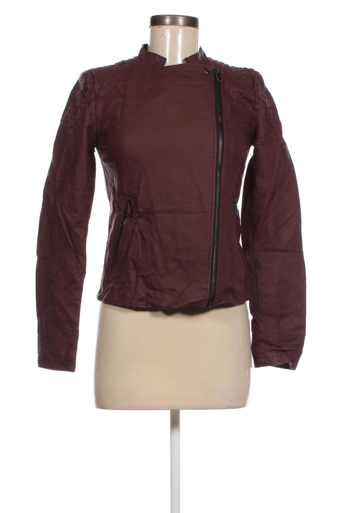 Damen Lederjacke Primark, Größe S, Farbe Rot, Preis € 11,94